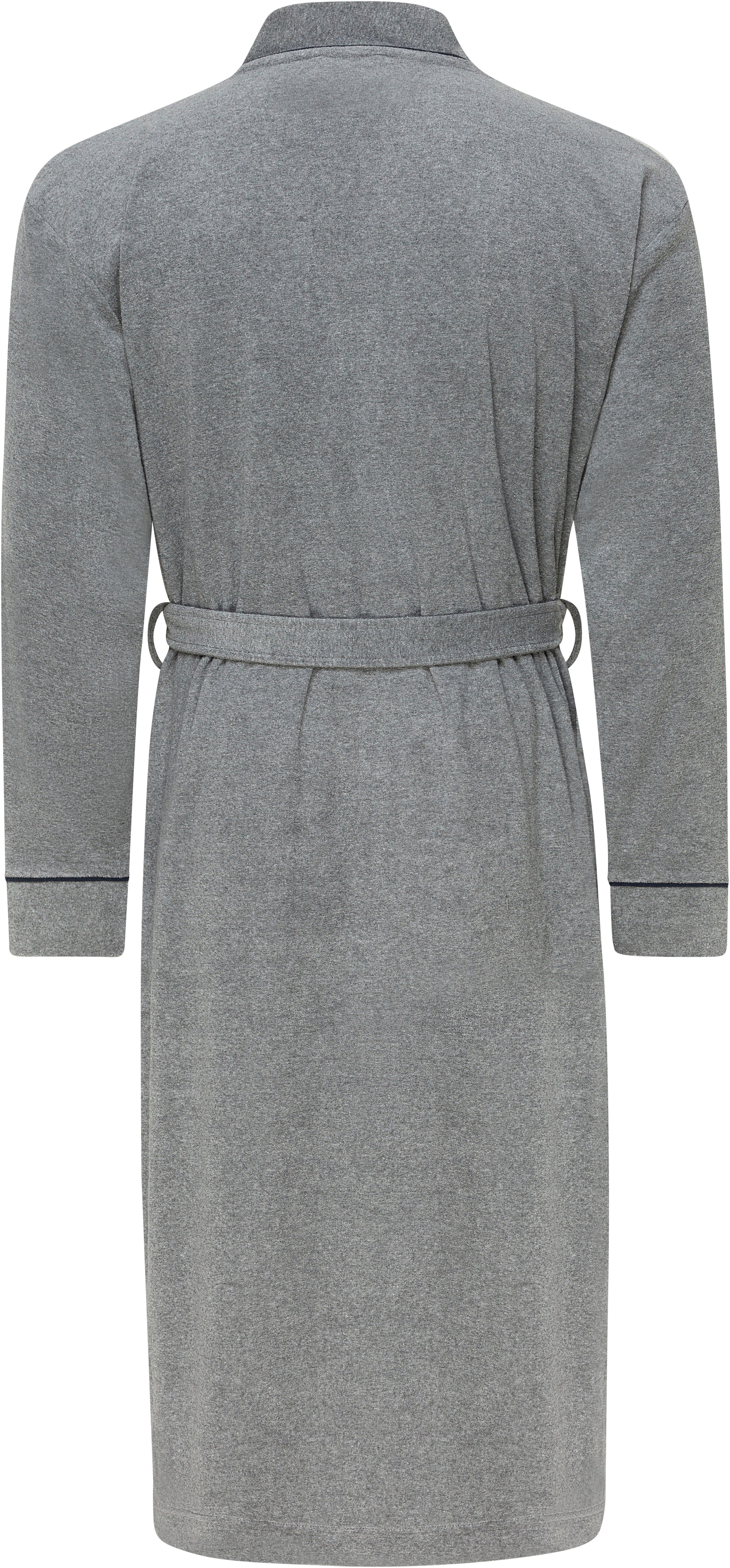 Jockey Bademantel, Midilänge, Baumwoll-Mix, Gürtel, mit Eingrifftaschen