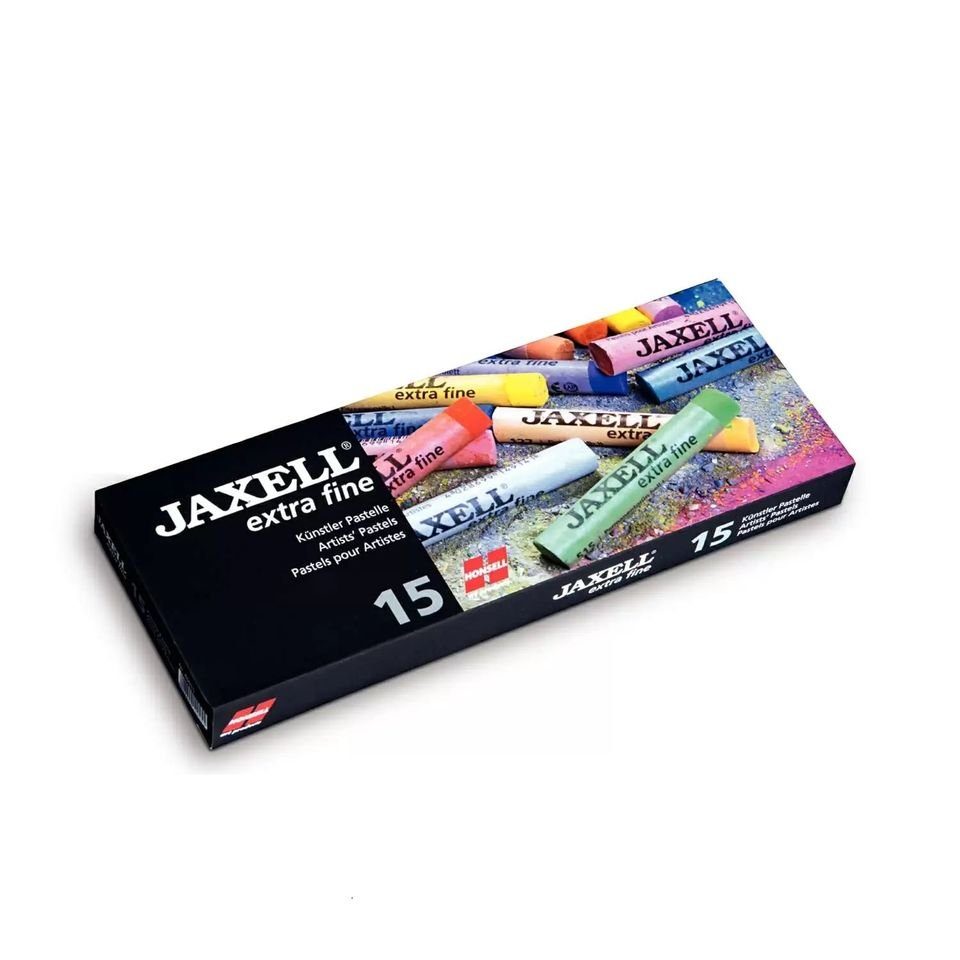 Honsell Pastellkreide JAXELL® Künstler-Pastelle extra fine, 15 Farben