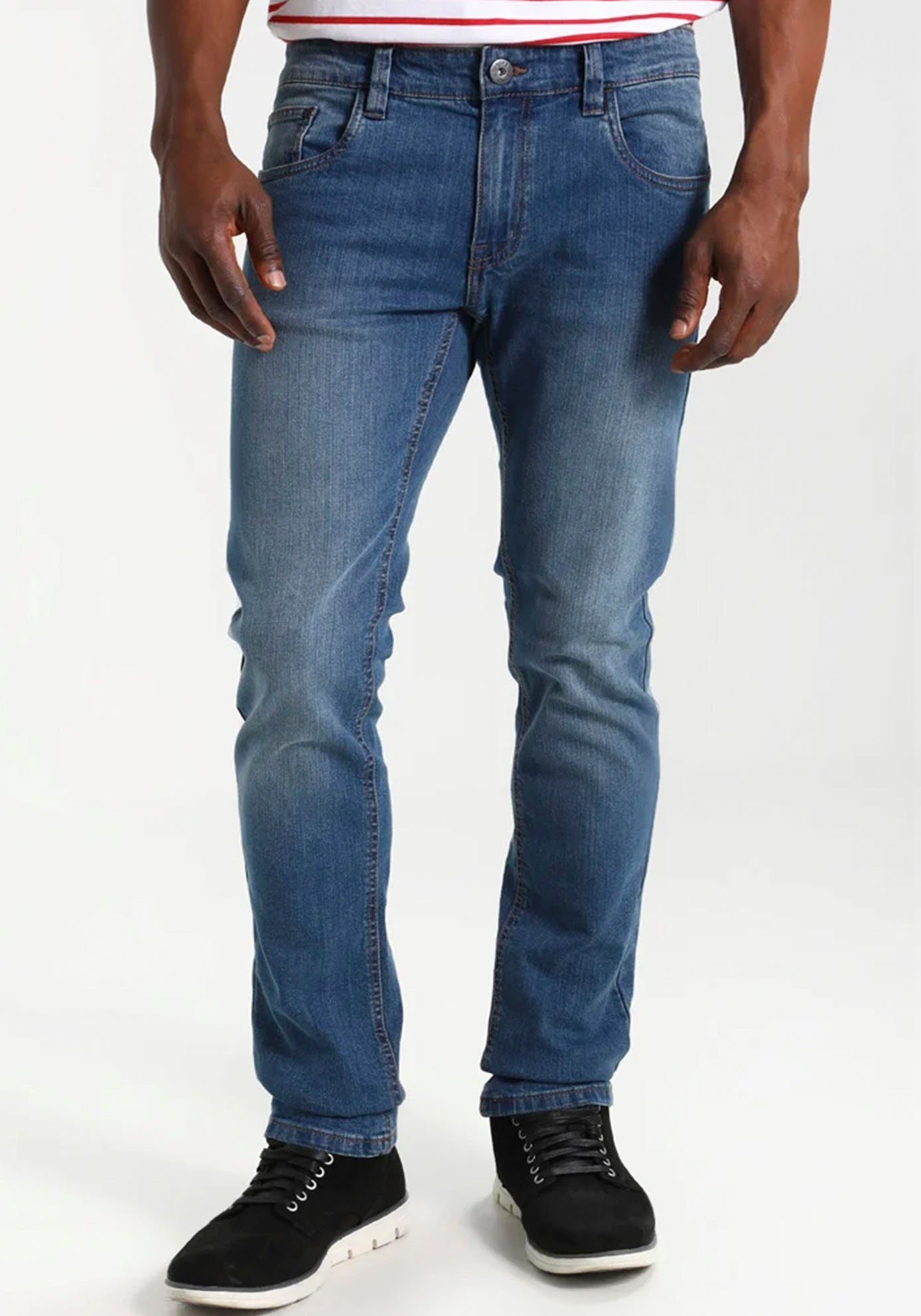 Indigo Medium Pittsburg Slim-fit-Jeans Indicode