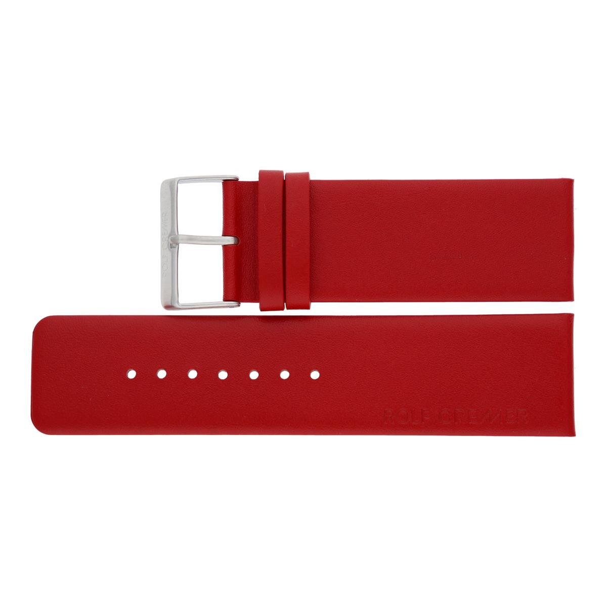Rolf Cremer Uhrenarmband Rolf Cremer Uhrenarmband für U Style LB094_rot 26 mm