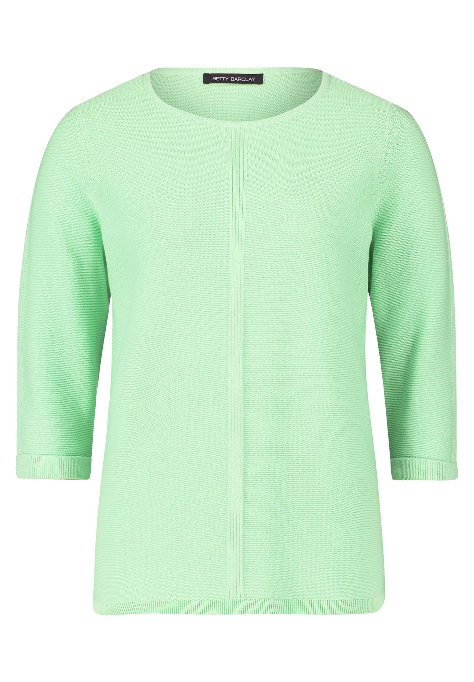 Betty Barclay Strickpullover Betty Barclay Feinstrickpullover mit Strickdetails (1-tlg) Rippbündchen