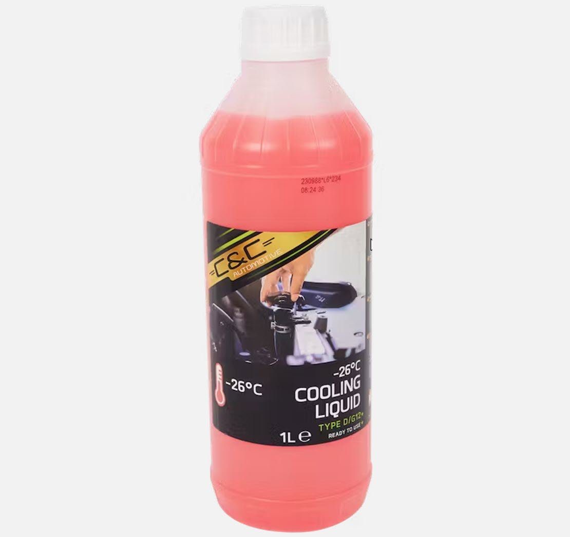 Kühlerfrostschutz Kühlflüssigkeit G12 -26 Grad Celsius Cooling Liquid 1 Liter