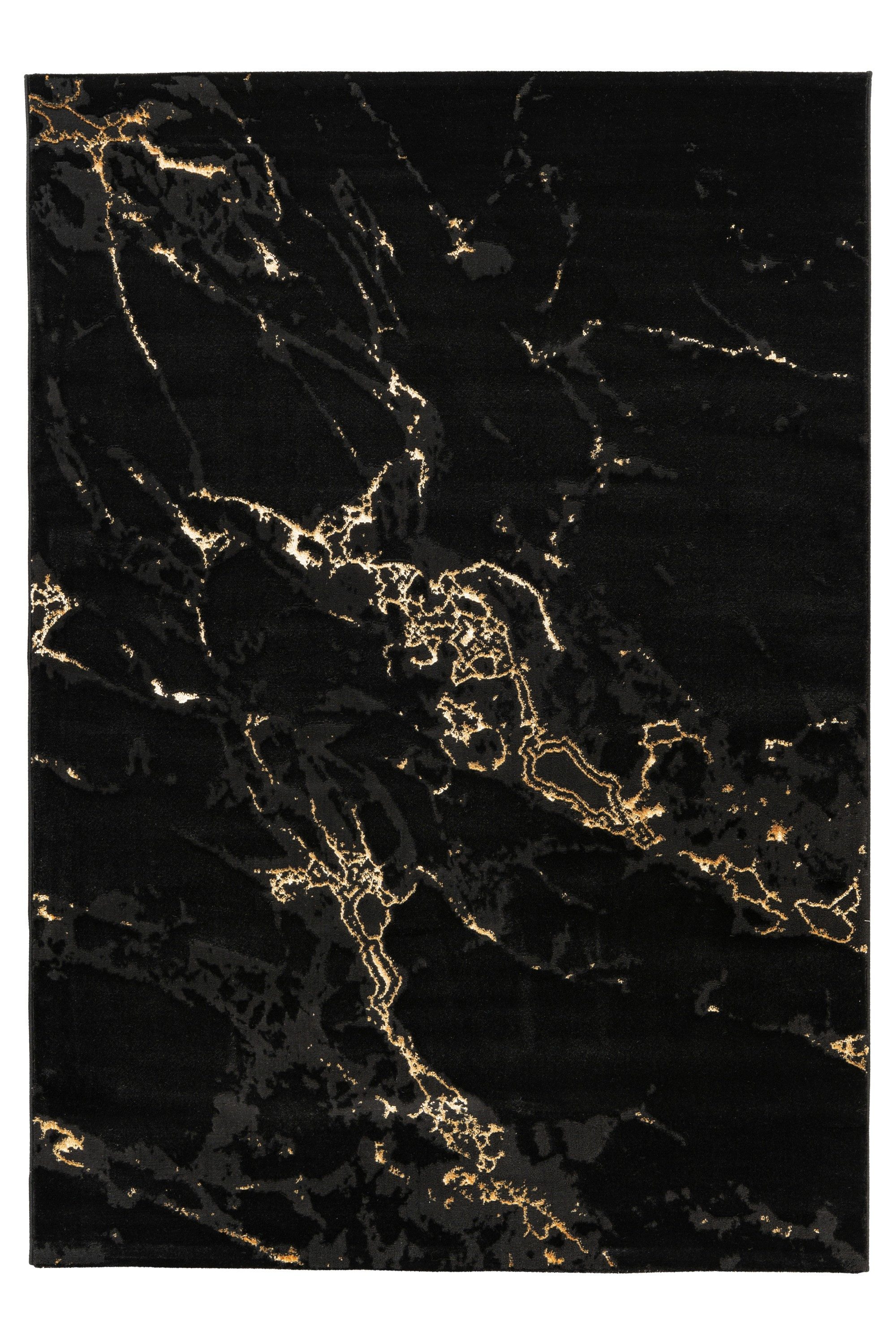 Kayoom Teppich Mineral 425, rechteckig, Höhe: 12 mm, Kurzflor, Hoch Tief Struktur, Wohnzimmer