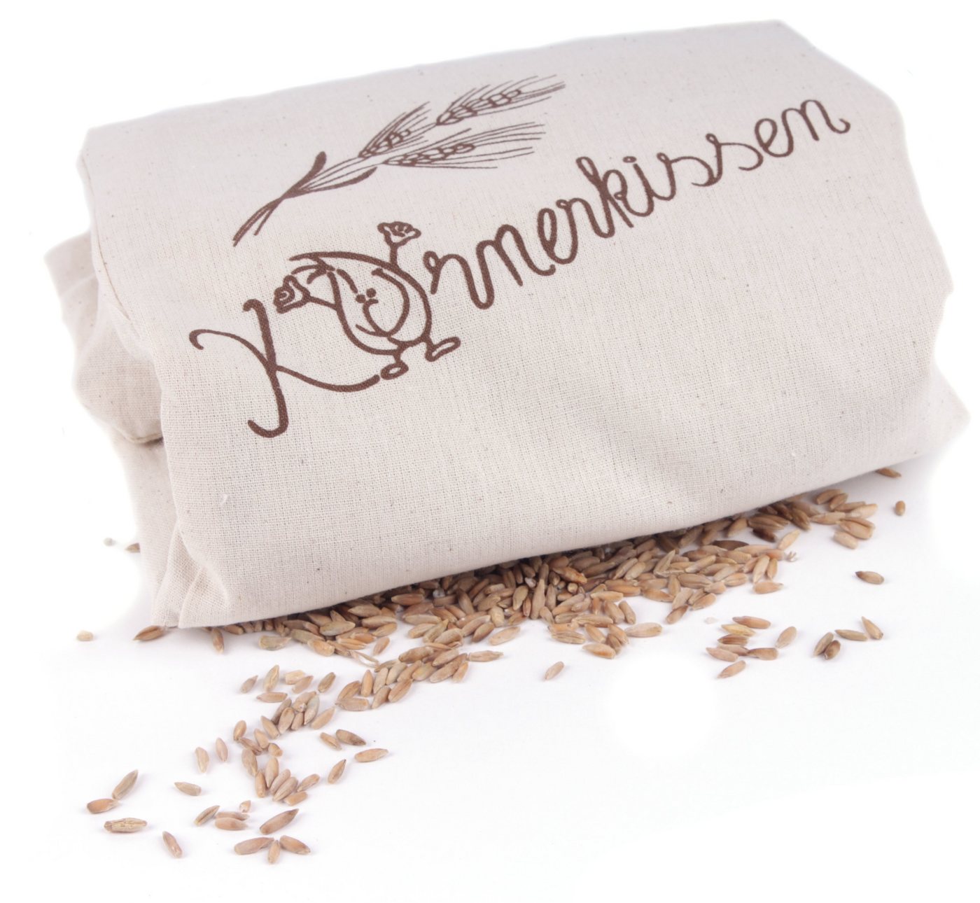 Betz Dinkelkörnerkissen Körnerkissen Wärmekissen Nackenkissen Farbe: Beige Größe: 20 x 50 cm, Füllung: ca. 850 Gramm Getreide, Bezug: mit Bezug, Rückenschläfer, Seitenschläfer, Bauchschläfer, Set, kein Set, Getreidekörner