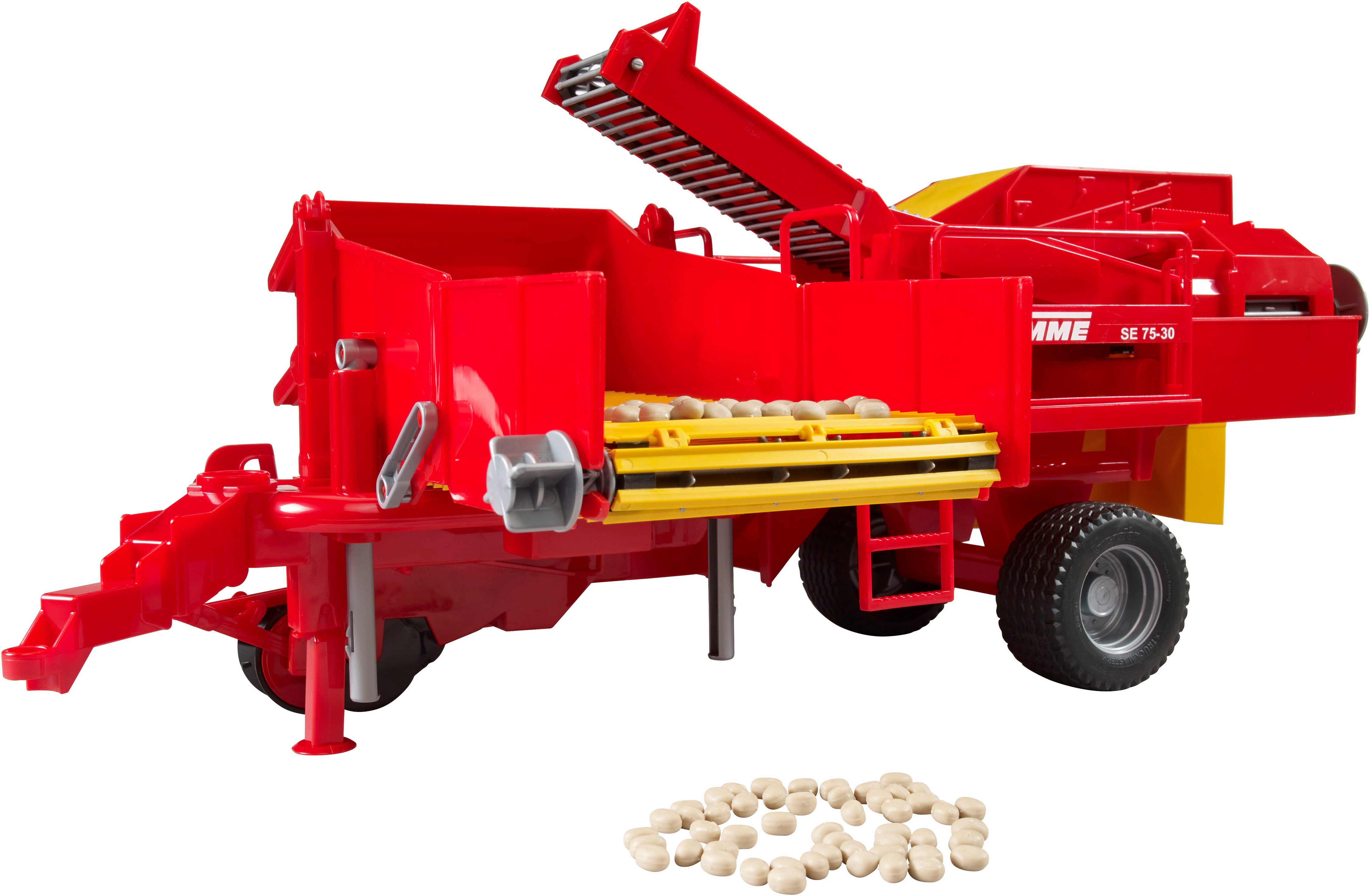 Bruder® Spielzeug-Landmaschine Kartoffel Vollernter 49 cm Grimme SE75 (02130), Made in Europe