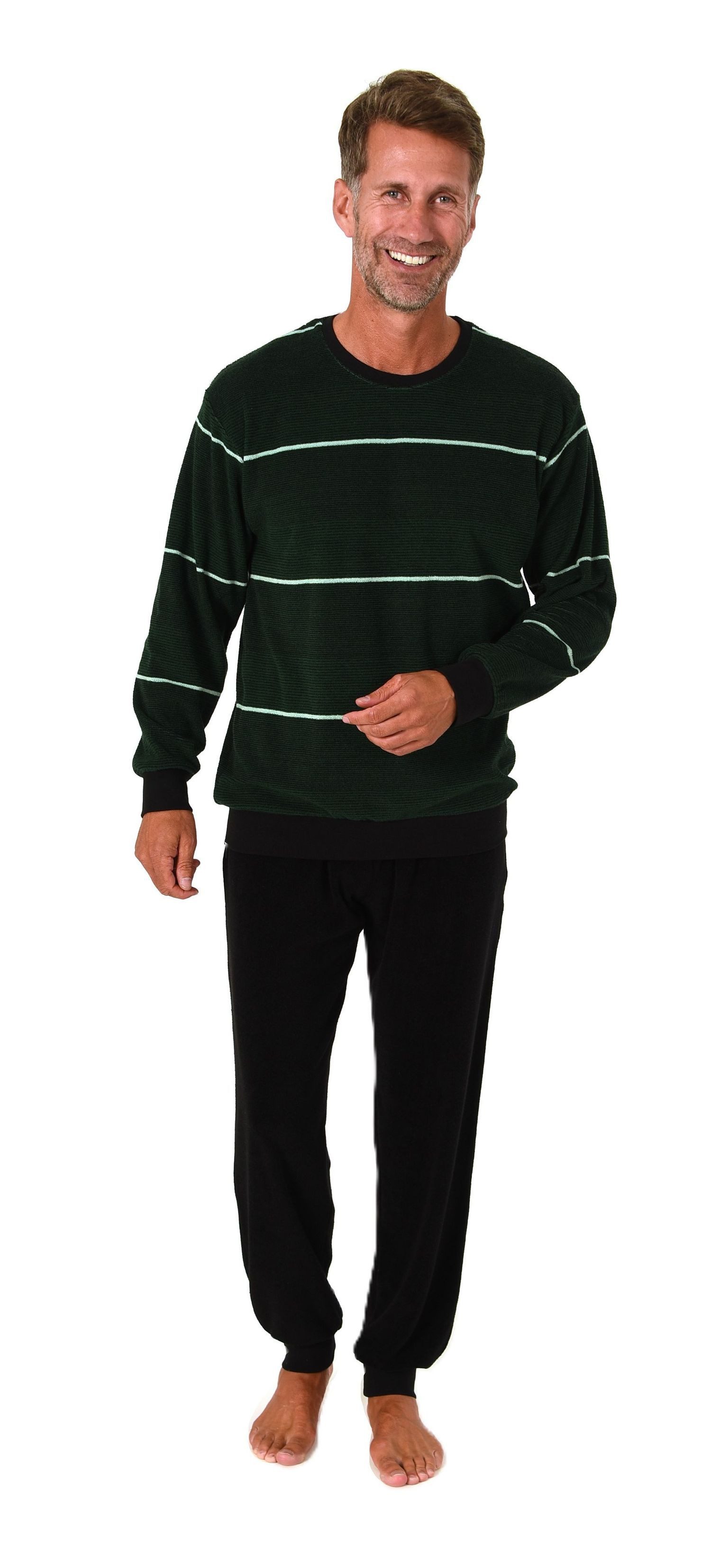 Normann Pyjama Normann Herren Frottee Schlafanzug günstig online kaufen