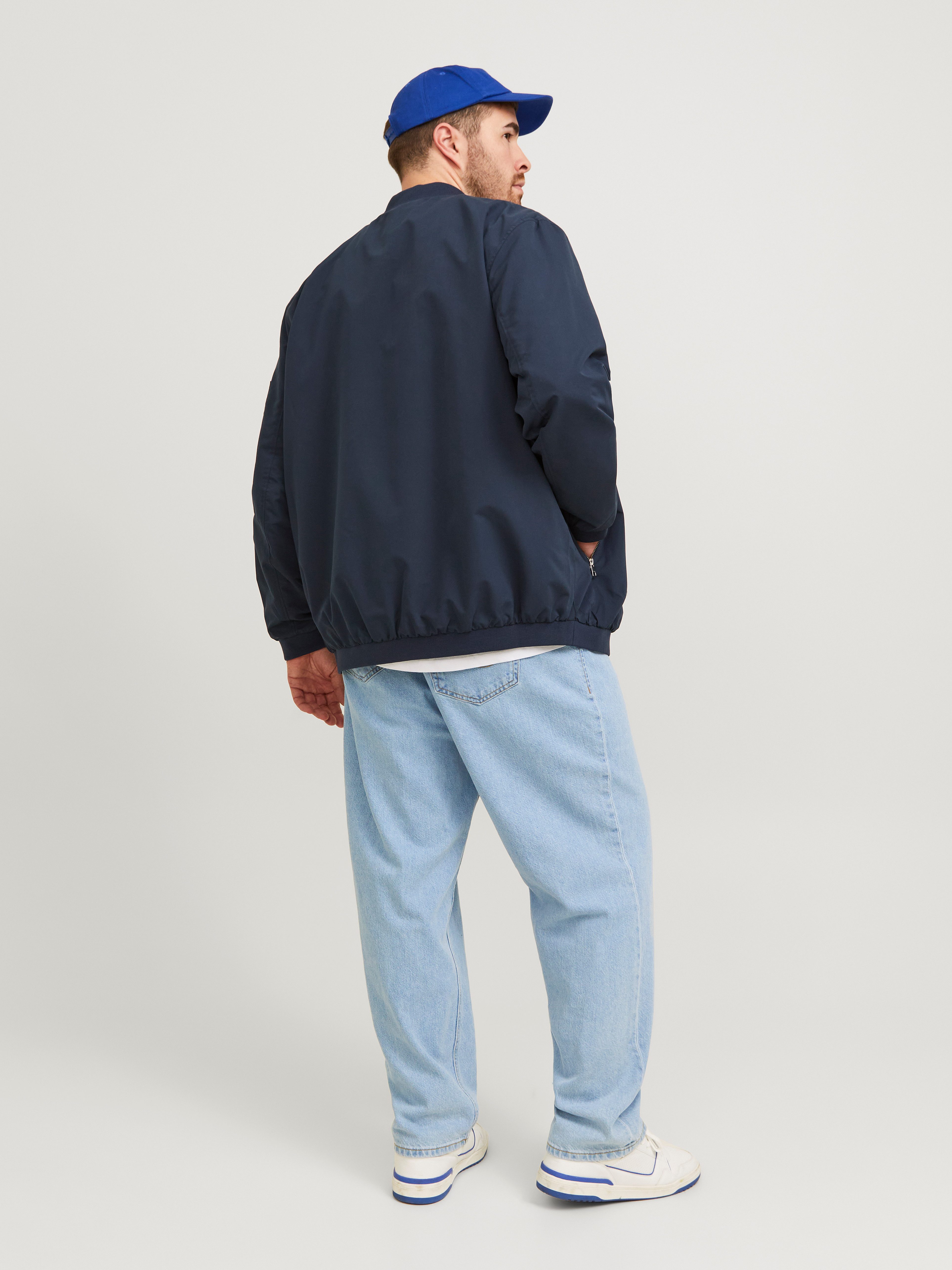 Jack & Jones PlusSize Relax-fit-Jeans JJICHRIS JJORIGINAL SQ 7 mit Five-Pocket-Design