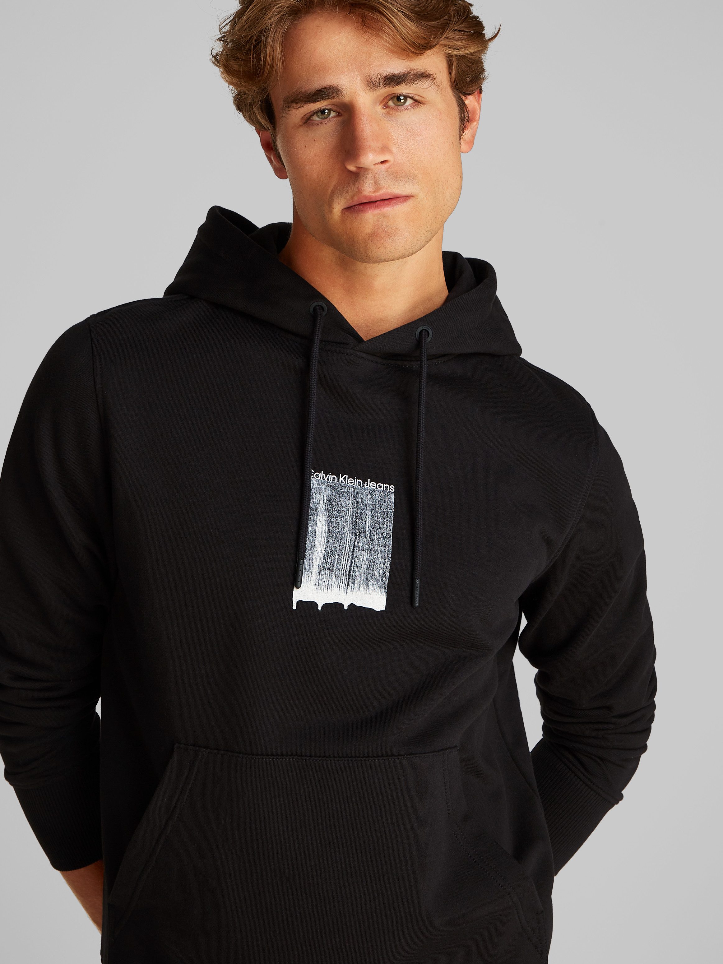 Calvin Klein Jeans Hoodie BRUSH STROKE GRAPHIC HOODIE mit Logodruck günstig online kaufen