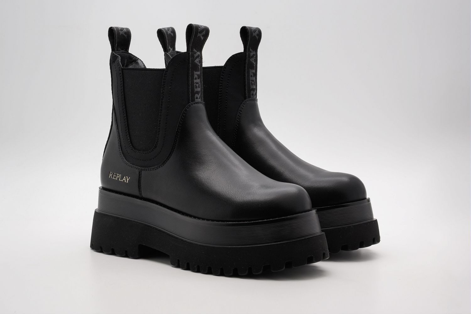 Replay ANY MODE Chelseaboots Schlupfboots, Stiefelette mit Stretch und Anziehlaschen
