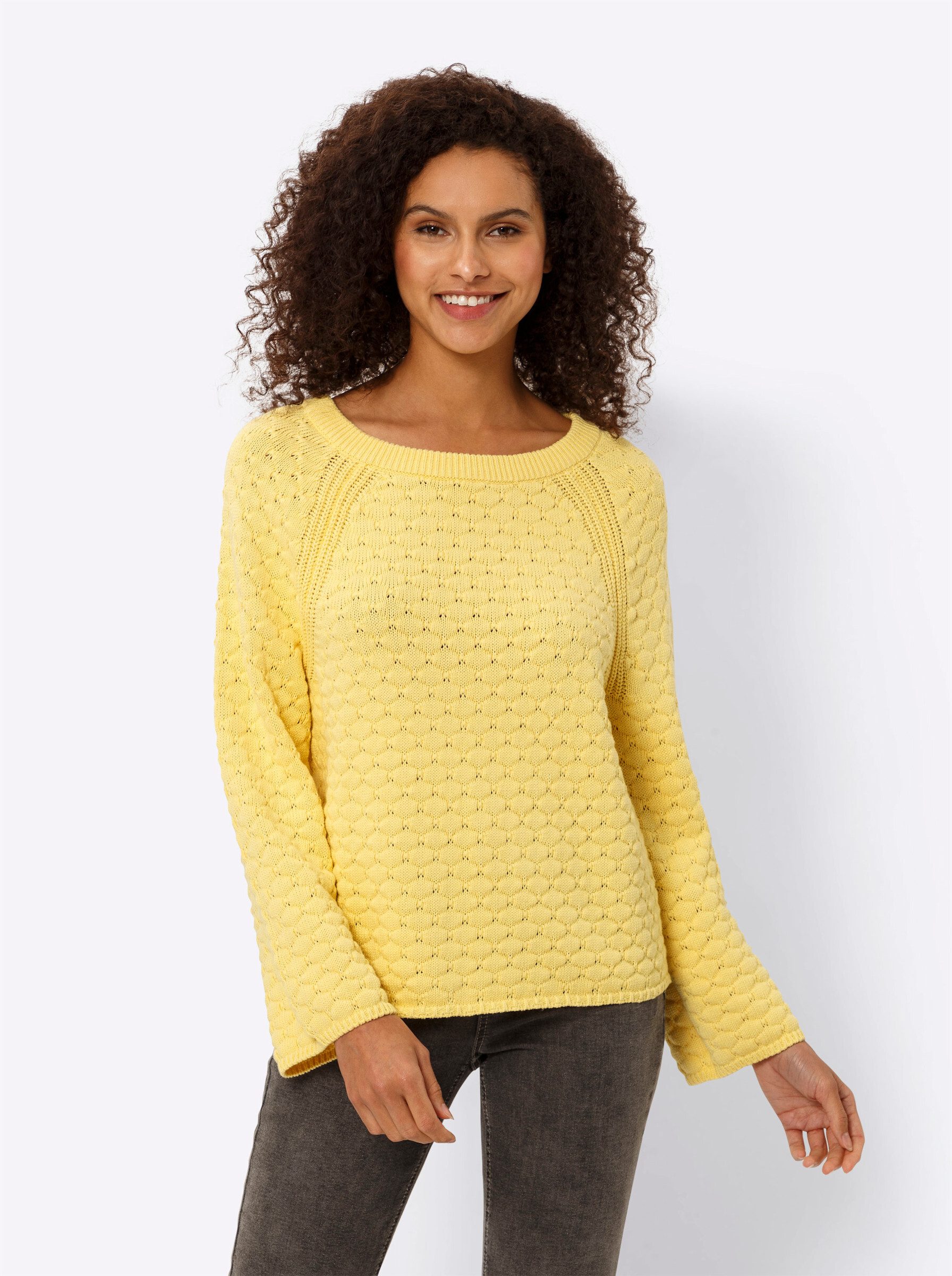 Strickpullover Langarm-Pullover