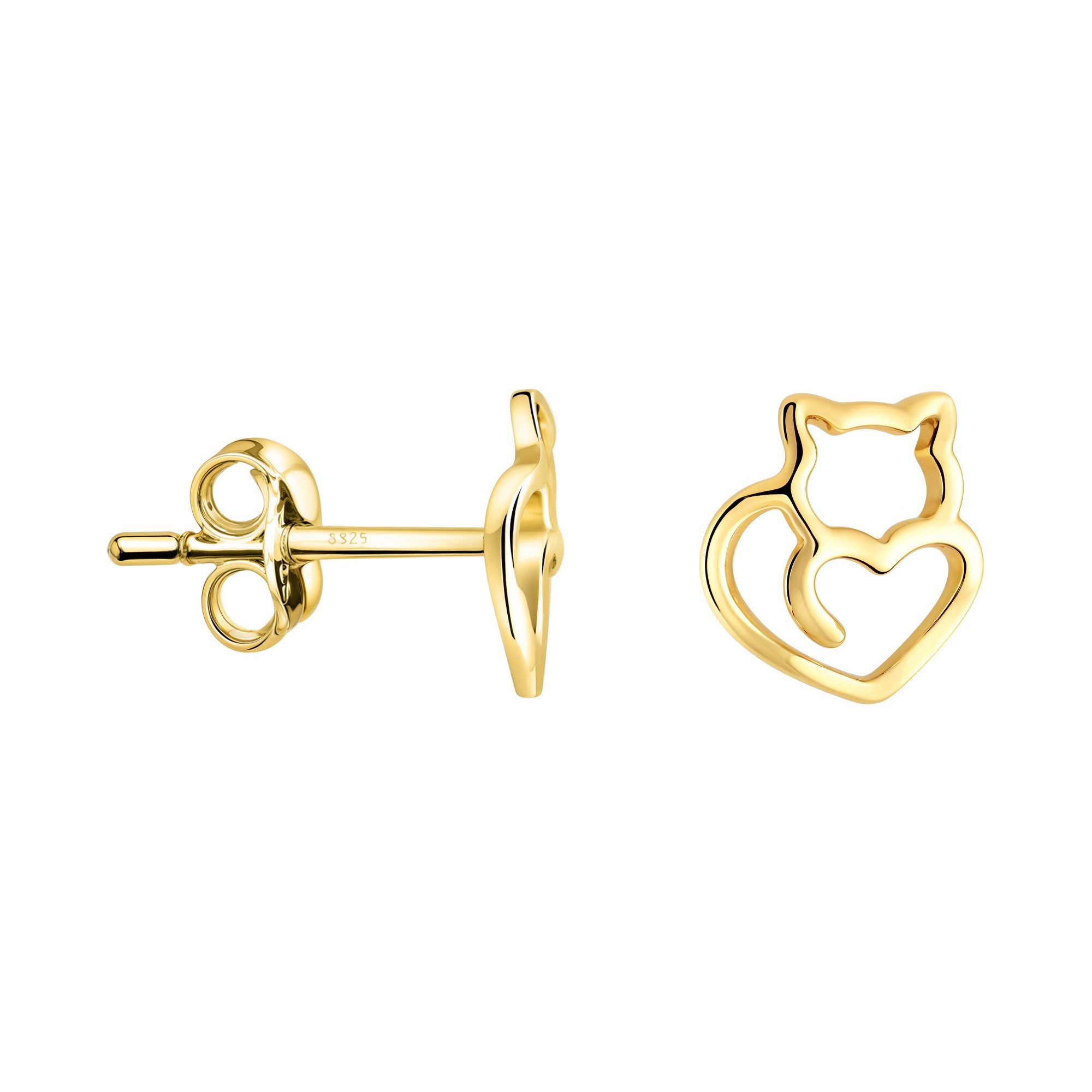 Sofia Milani Paar Ohrstecker Katze, 925 günstig online kaufen