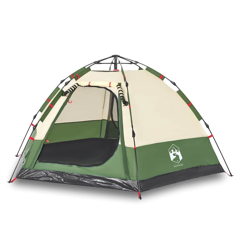 vidaXL Kuppelzelt Campingzelt 4 Personen Grün günstig online kaufen