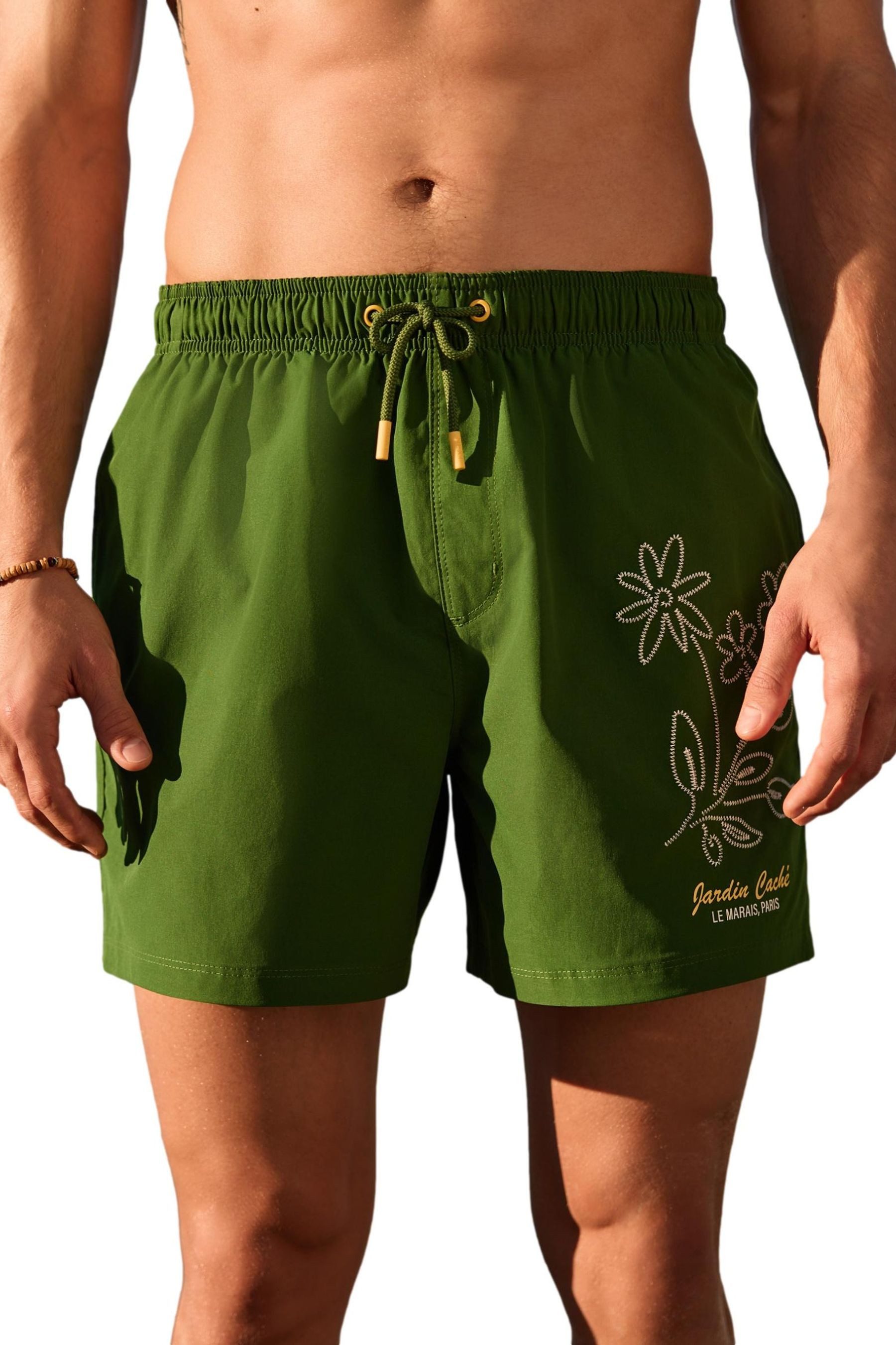 Next Badeshorts Badeshorts mit geblümter Grafik (1-St)
