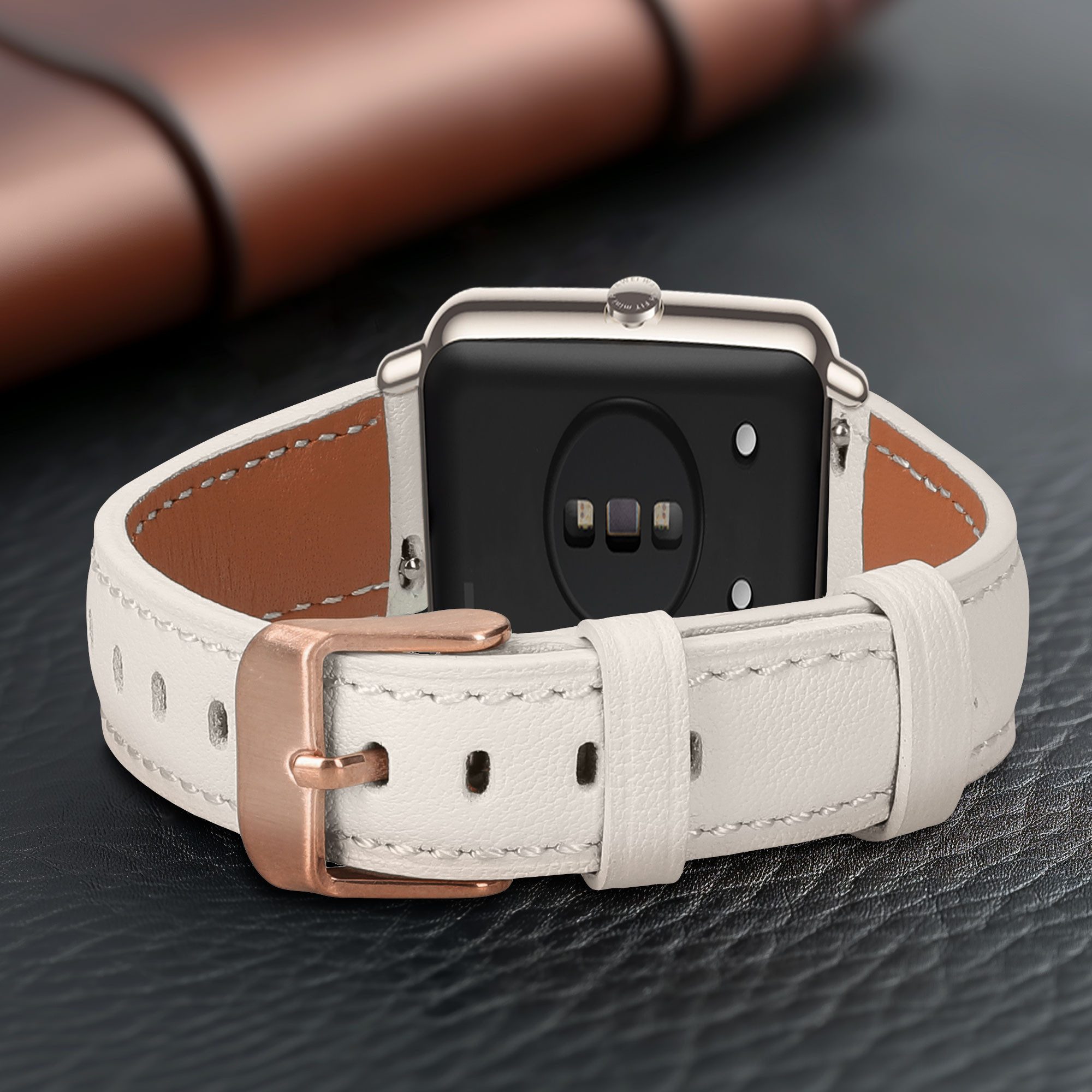 kwmobile Echtleder Armband für Huawei Watch Fit mini Smartwatch, 1-tlg., Ersatzarmband für Fitnesstracker - Wechselarmband Smartwatch