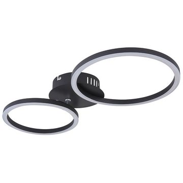 etc-shop LED Deckenleuchte, LED Decken Lampen Ring Design Strahler Wohn Ess Zimmer