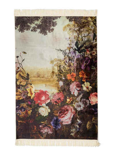 Teppich »Florence«, Essenza, rechteckig, Höhe 6 mm, sehr weicher Flor, mit Fransen