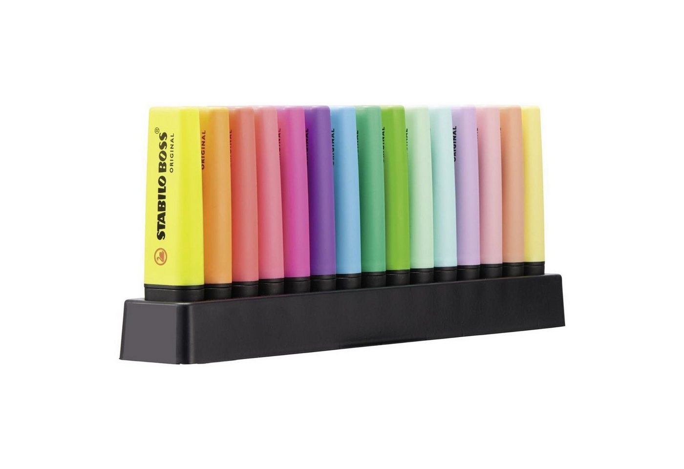 Thumbnail - STABILO Marker STABILO BOSS Textmarker - 2+5 mm - 15er Tischset