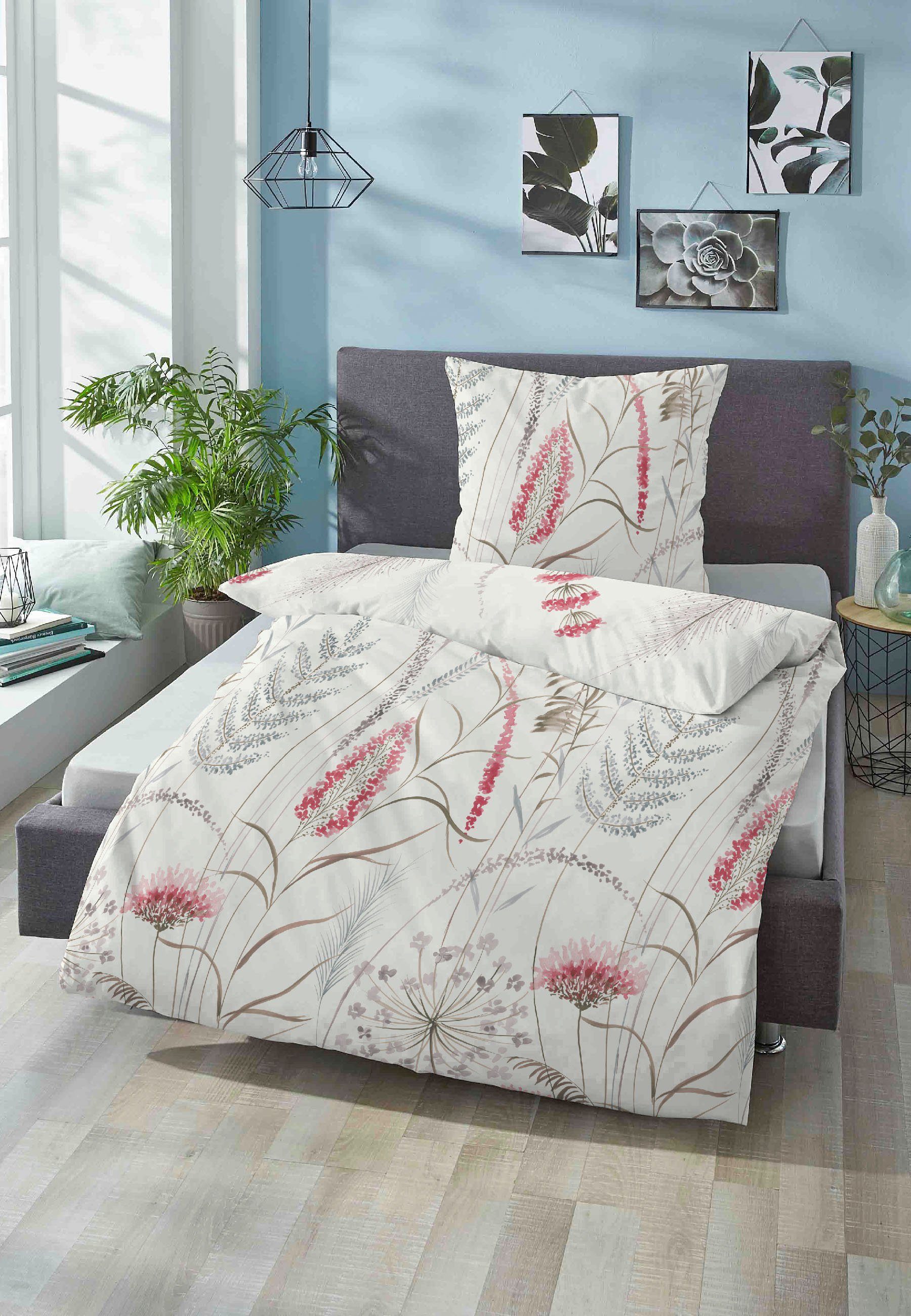 Biberna Bettwäsche Luna, Mako-Satin, 2 teilig, günstig online kaufen
