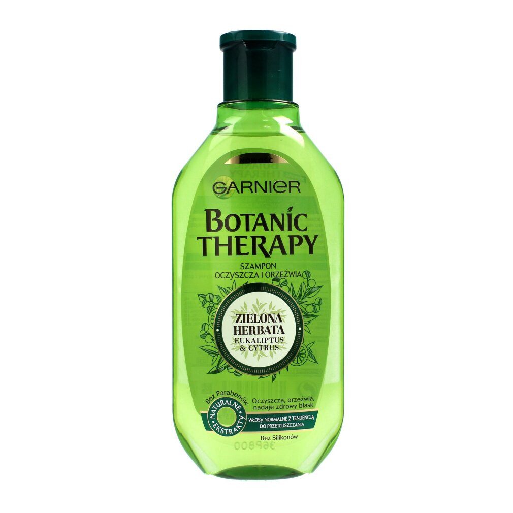 GARNIER Haarshampoo GARNIER Botanic Therapy Shampoo reinigt und erfrischt Grüner Tee