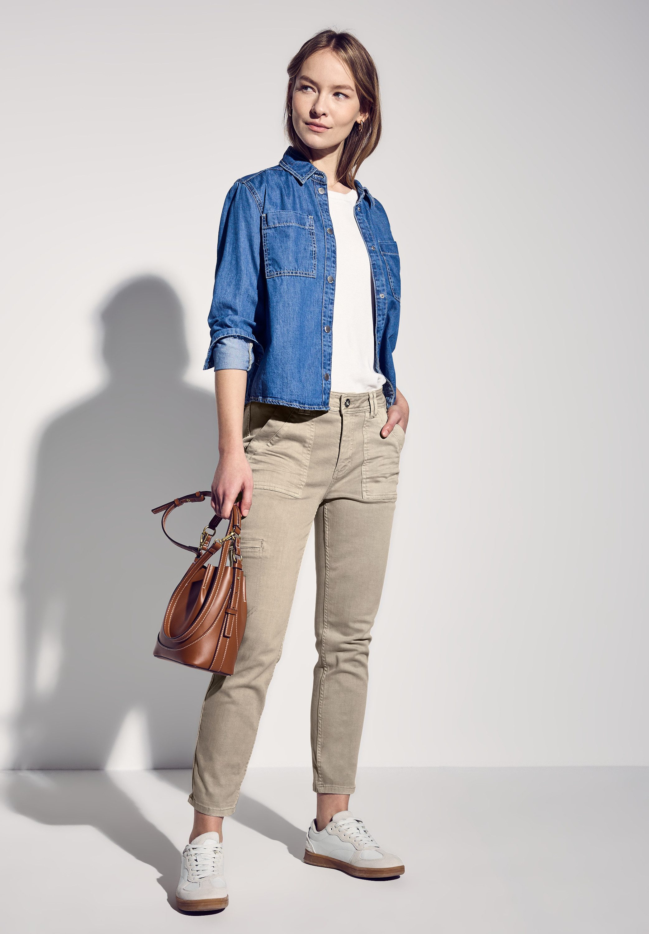 STREET ONE Cargojeans mit Stretch