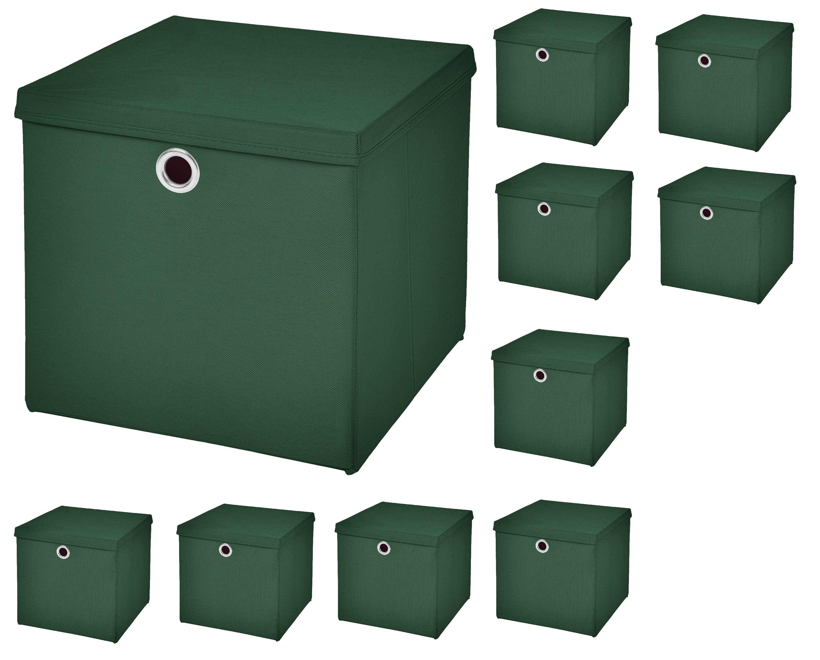 Vidaxl Aufbewahrungsboxen mit Deckeln 4 Stk. 28x…