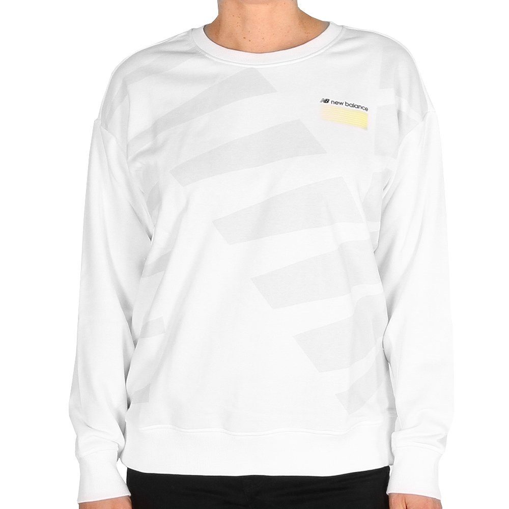 New Balance Kapuzenpullover New Balance Sport Style Optiks Crew White