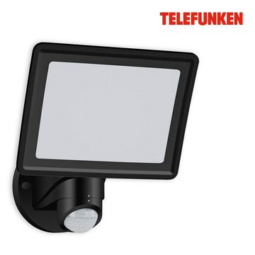 Telefunken LED Außen-Wandleuchte 304405TF, 333, LED fest verbaut, Neutralweiß, Außenleuchte IP44 Bewegungssensor 2000lm 4000K 20W