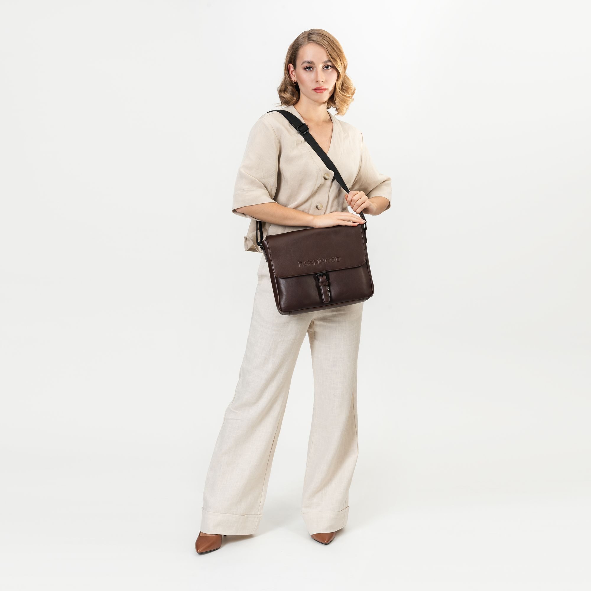 Farmhood Aktentasche Memphis, Leder günstig online kaufen