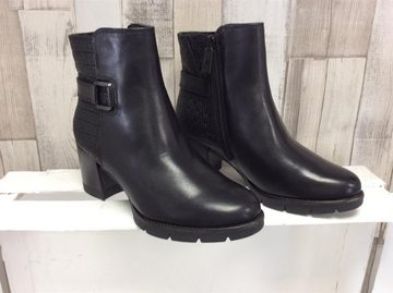 Tamaris Tamaris Damen Stiefelette schwarz mit rückseitigem Prägemuster, 5 cm Stiefelette