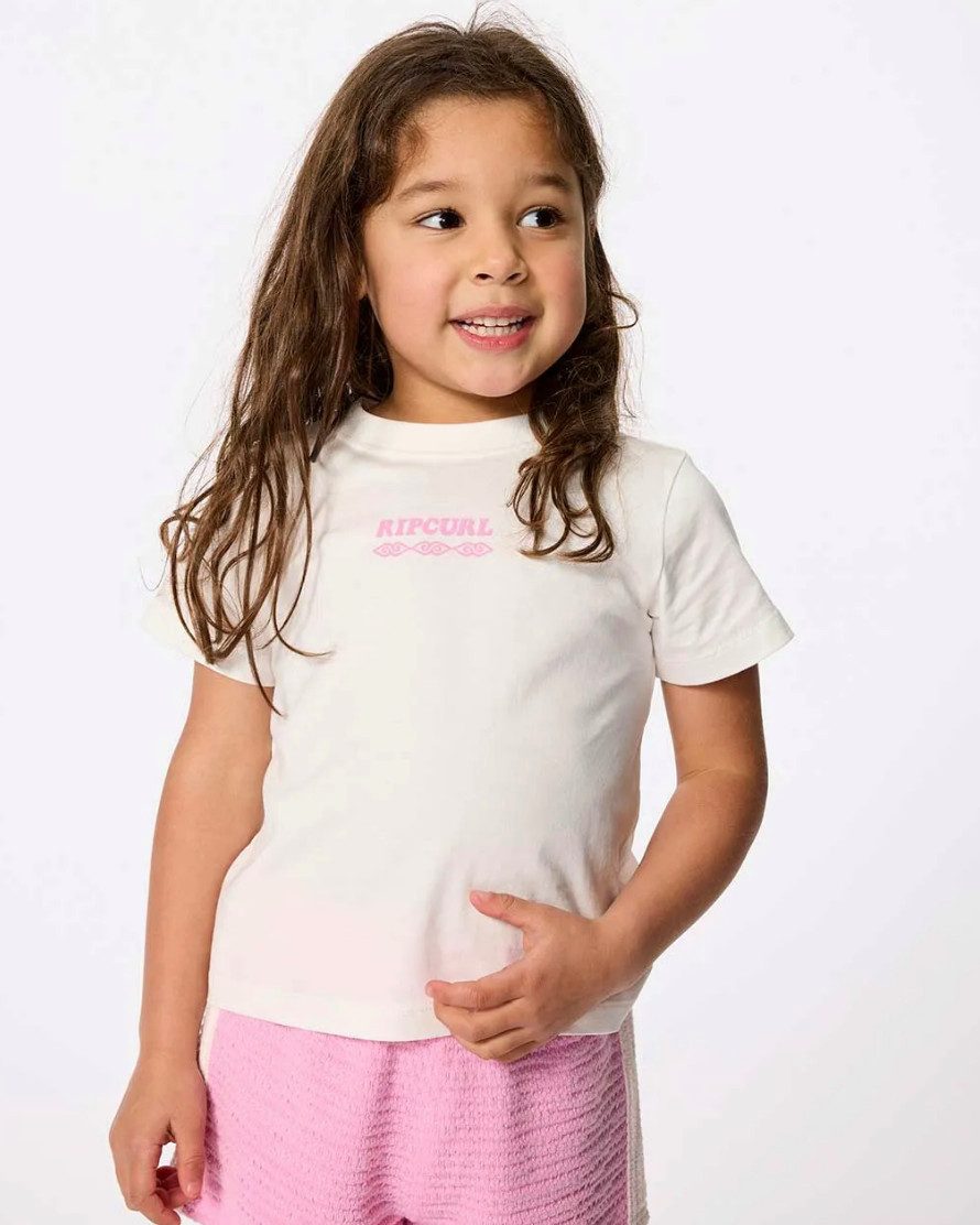 Rip Curl T-Shirt Island Relaxed Art T-Shirt für Mädchen (1-8 Jahre)