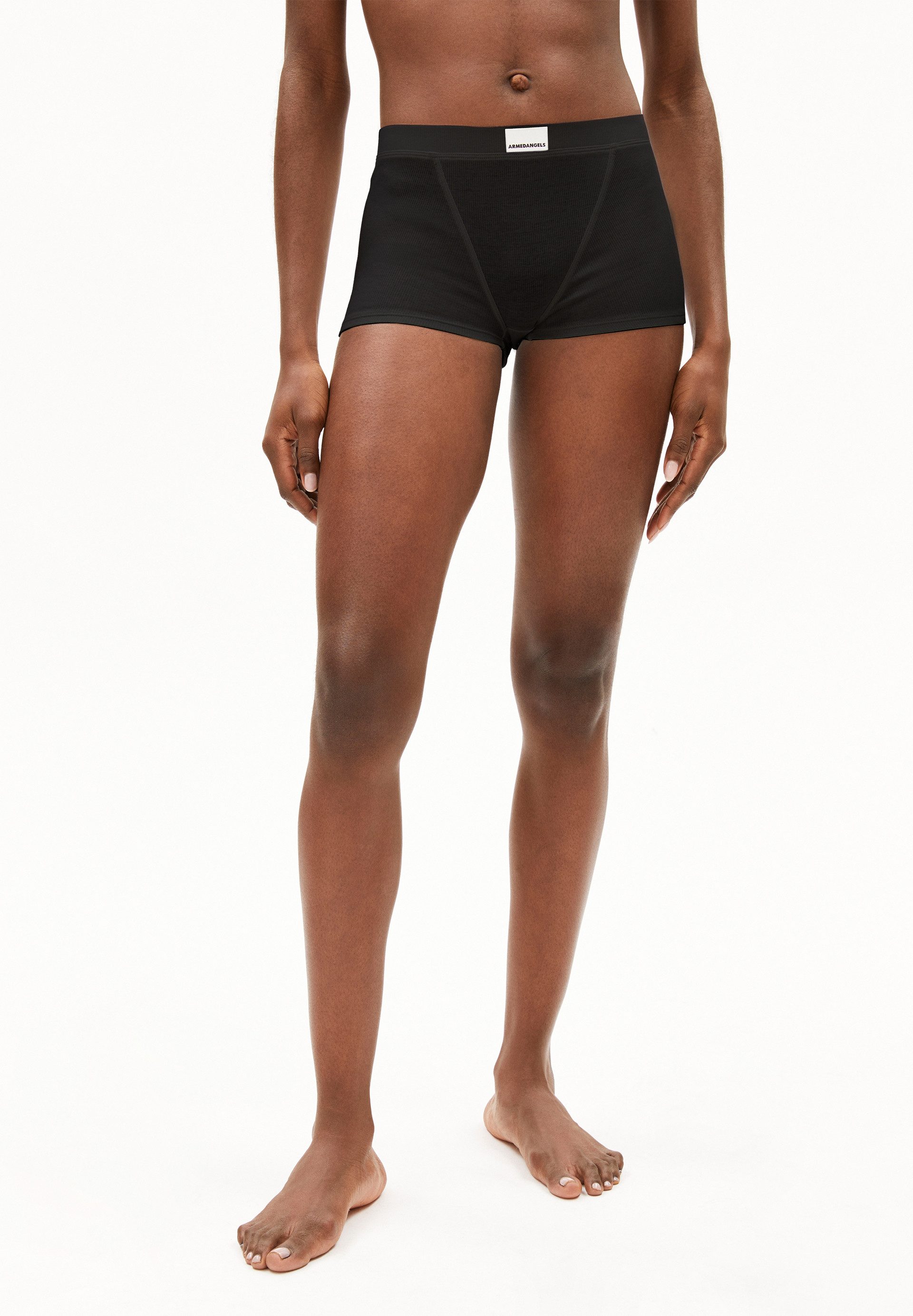 Armedangels Panty ERYNAA RIB Ripp-Shortie aus Bio-Baumwoll Mix (1-St) Fitted
