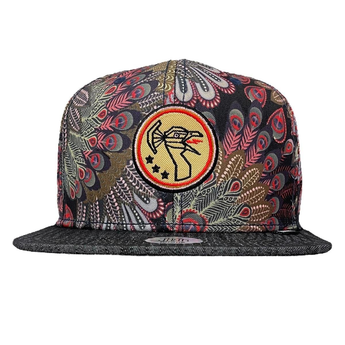 Djinns Snapback Cap 6 Panel Peacock Linen