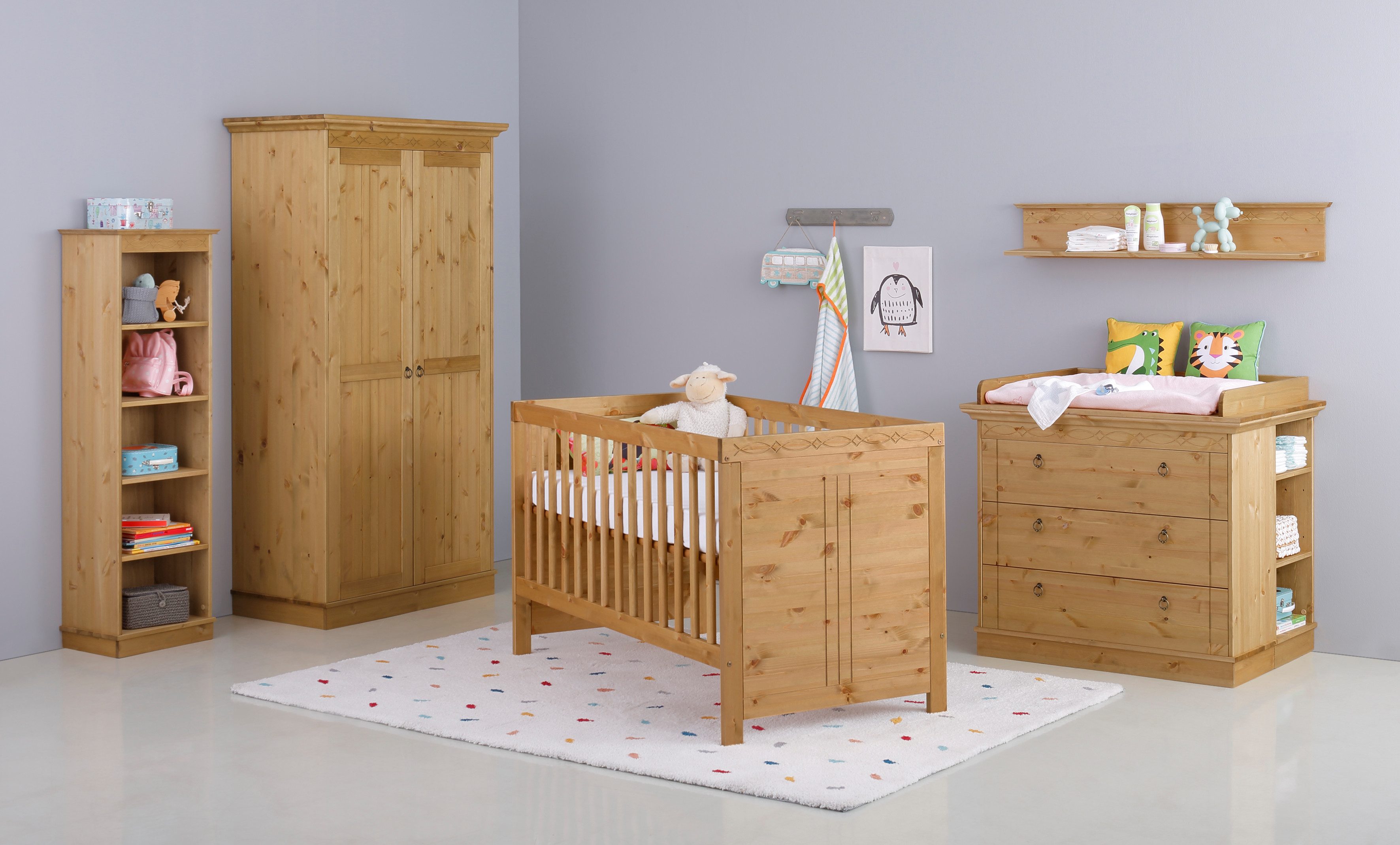 OTTO home Babyzimmer-Komplettset Indra, FSC® zertifiziertes Massivholz, zum günstig online kaufen