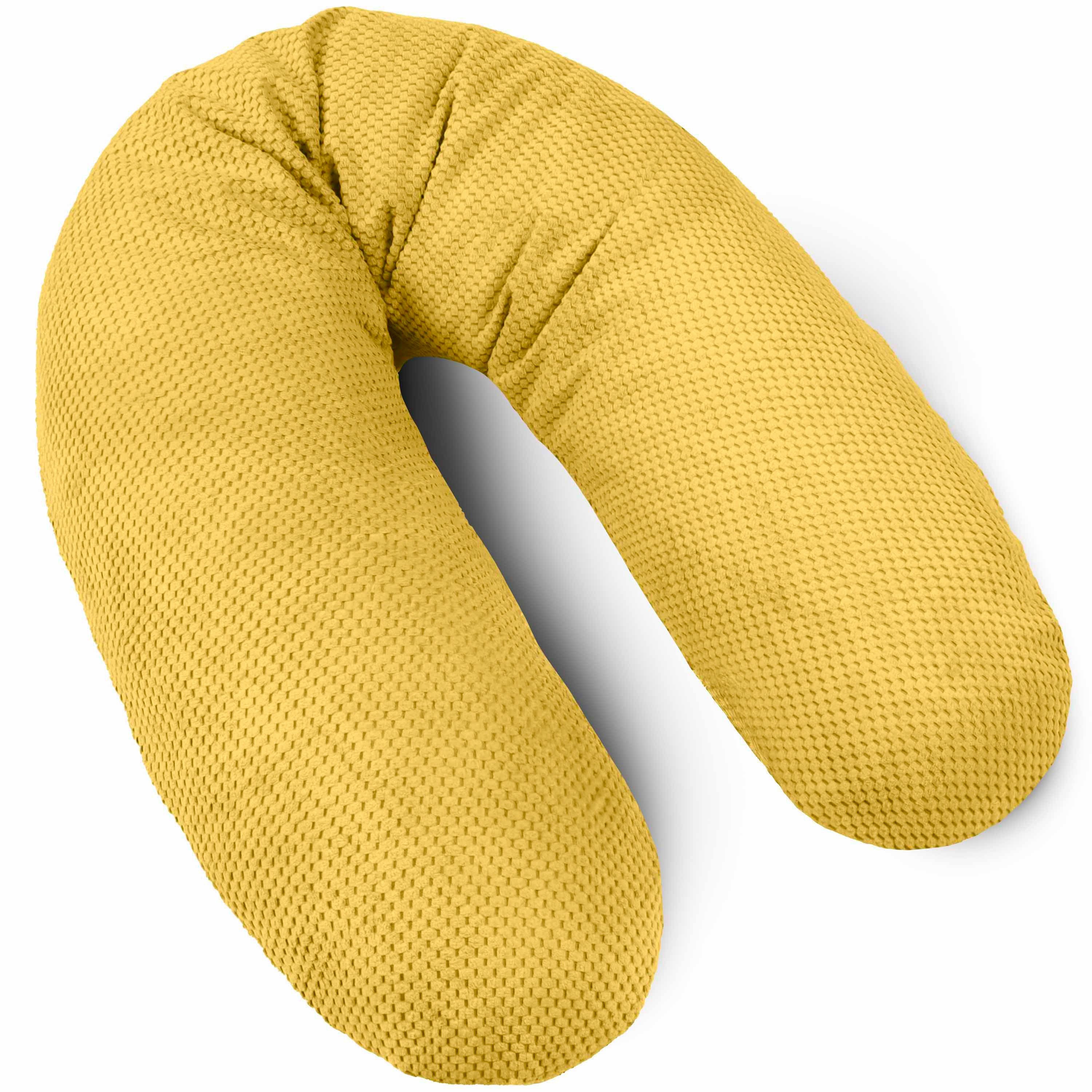 Amilian Подушки для кормления XXL 170 cm – Schwangerschaftskissen mit abnehmbarem Bezug, Komfortkissen für Erwachsene - Kuschelkissen für Baby, Pregnancy Pillow, Seitenschläferkissen, Lagerungskissen