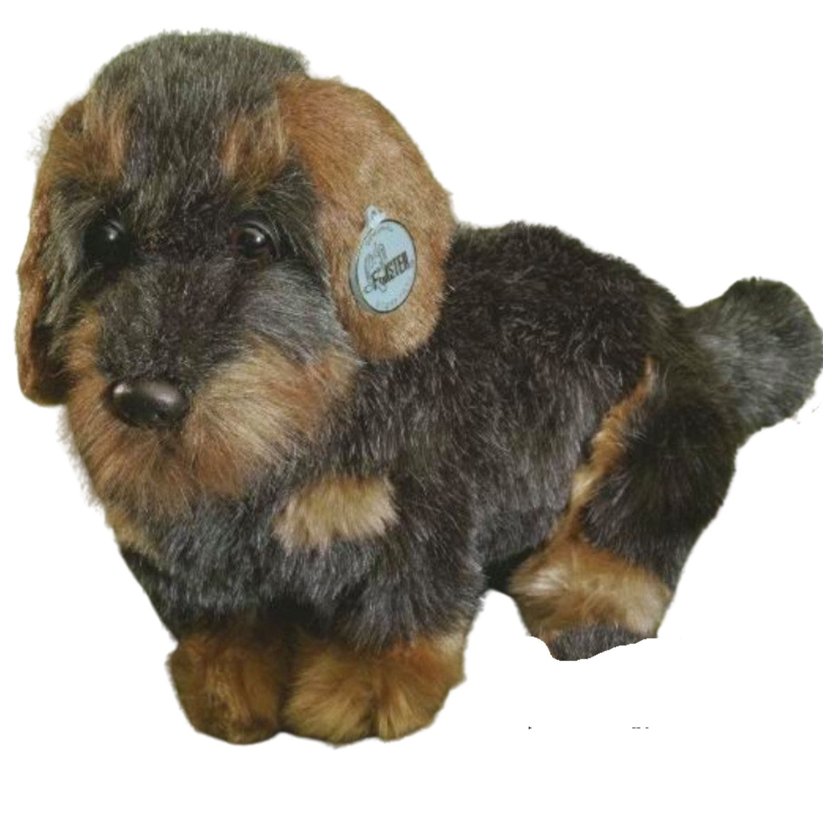 Förster Stofftiere Kuscheltier Plüschtier Rauhaardackel sitzend groß, 32 cm günstig online kaufen