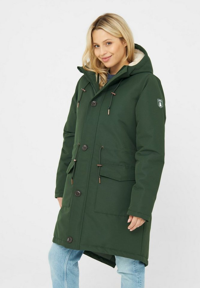 Derbe Parka Friese Festholm (1-St), 2 aufgesetzte Taschen, Innentasche