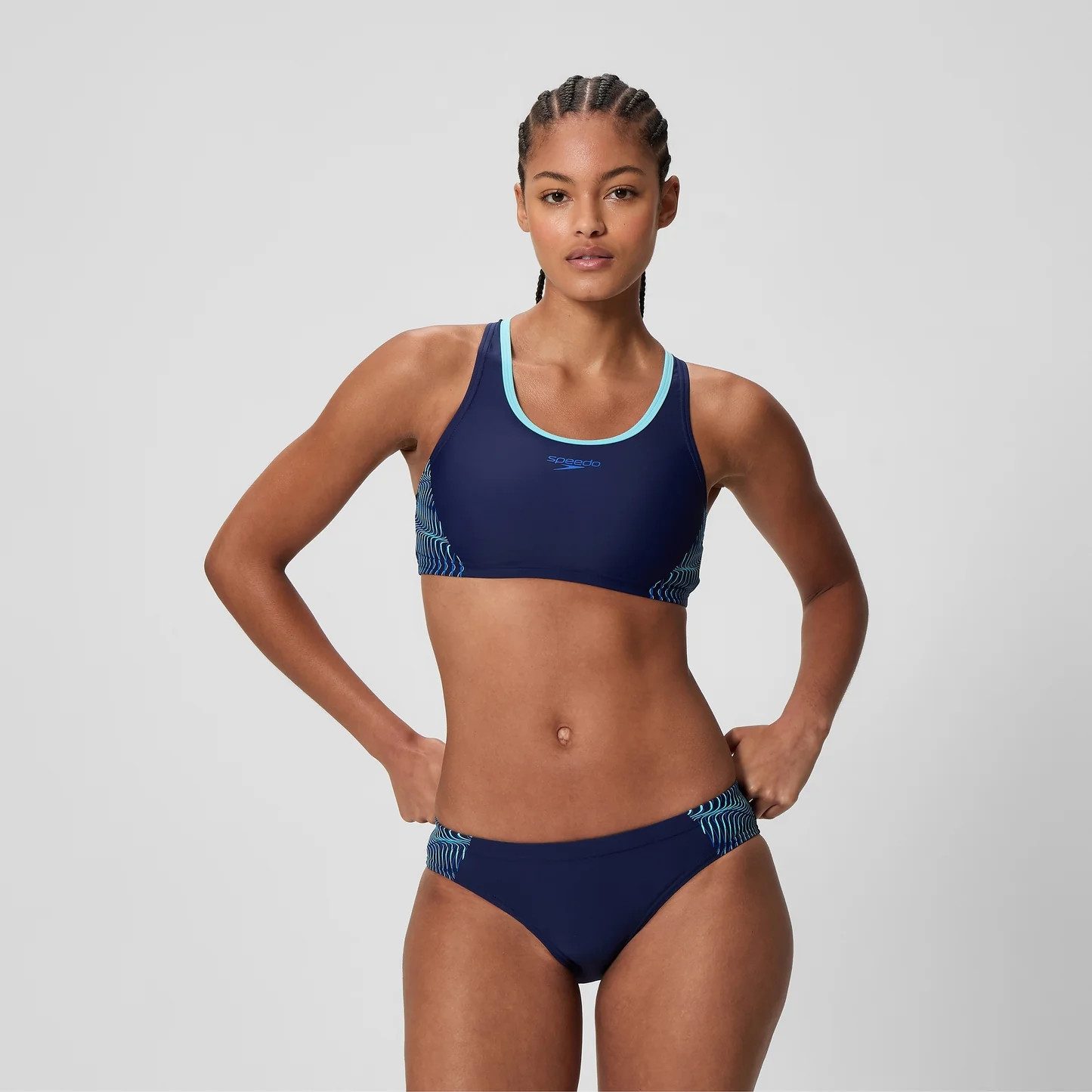 Speedo Bügel-Bandeau-Bikini PLACEMENT RACERBACK 2PC