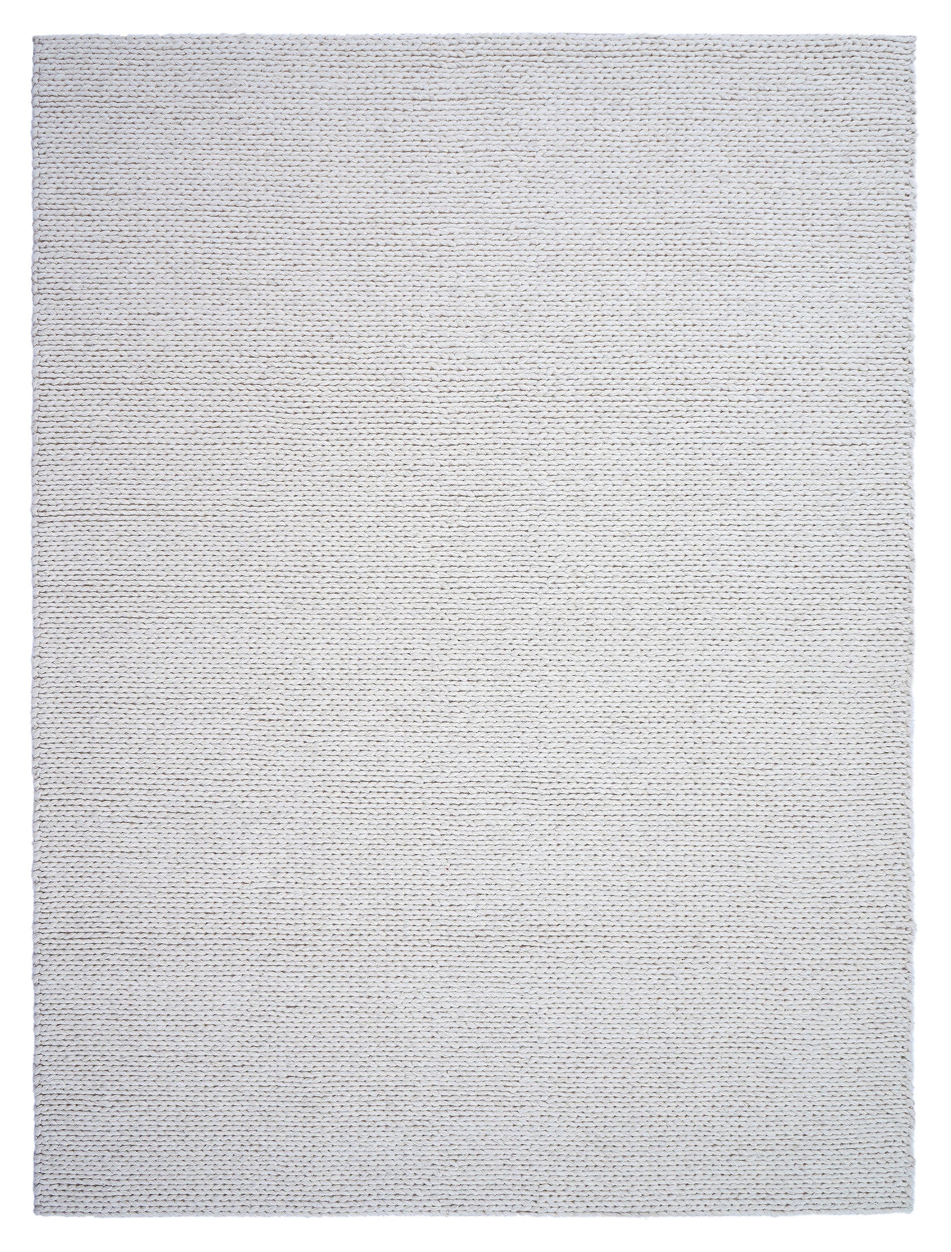 my home Wollteppich Tonem, handgewebt, 100% Wolle in Strick-Optik, rechteck günstig online kaufen