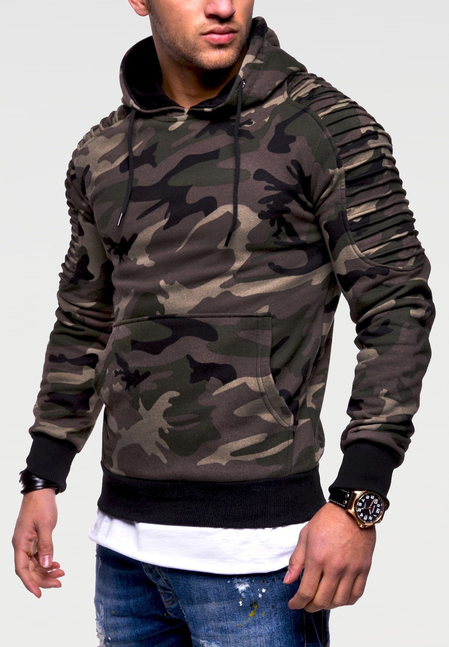 behype Kapuzensweatshirt BHDAVIES mit Kapuze