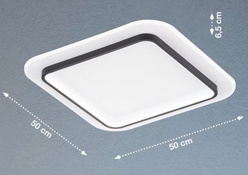 FISCHER & HONSEL LED Deckenleuchte Blithe, Dimmfunktion, LED fest integriert, Warmweiß