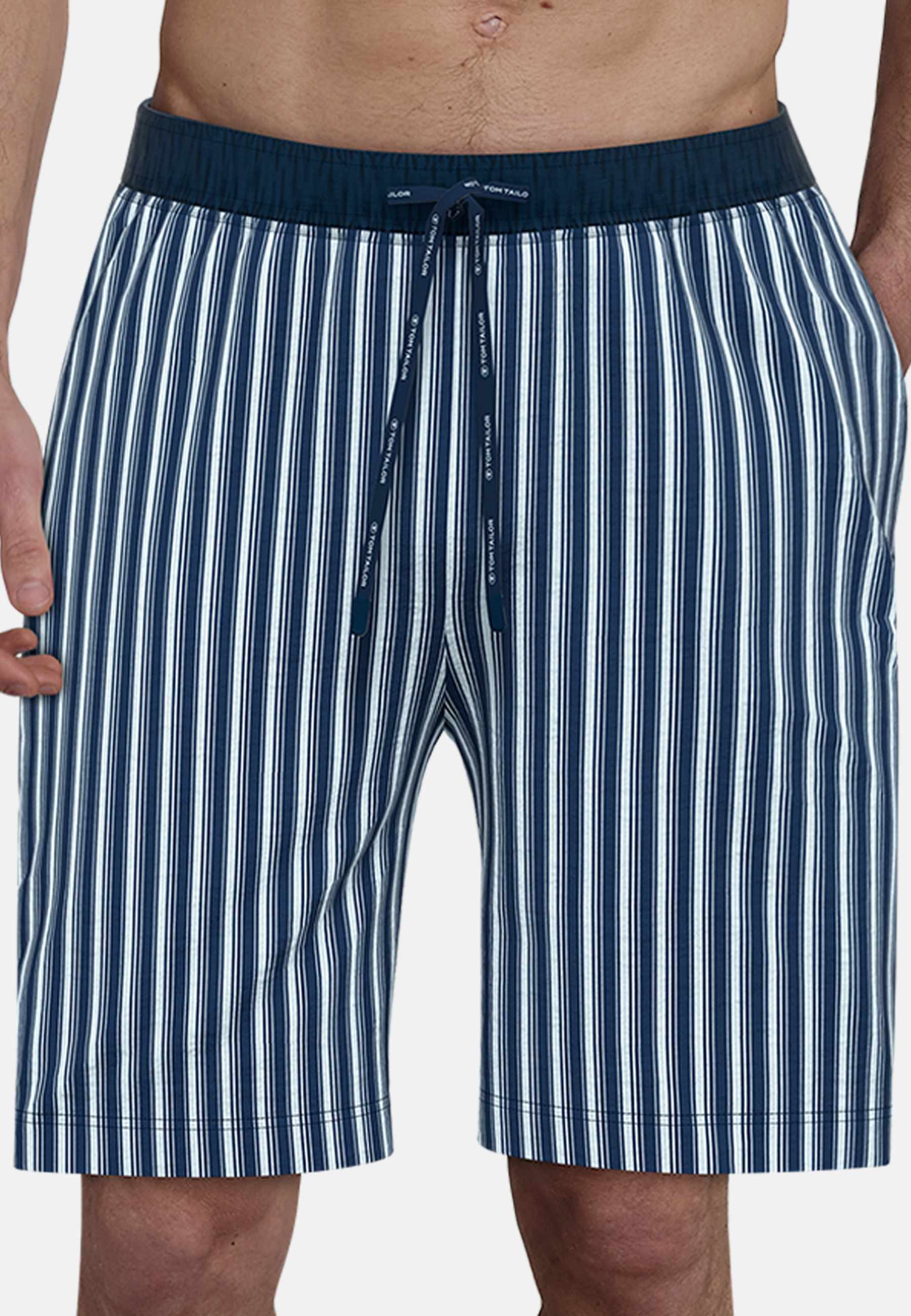 TOM TAILOR Bermudas Kilkenny Bindeband, Seitentaschen, locker, bequem, atmungsaktiv, elastisch