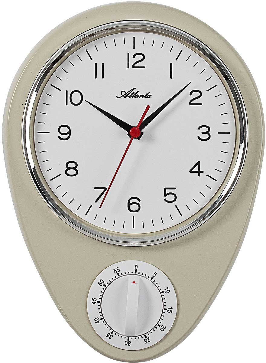 Atlanta Wanduhr »6114/0«, Material ABS, Glas online kaufen OTTO