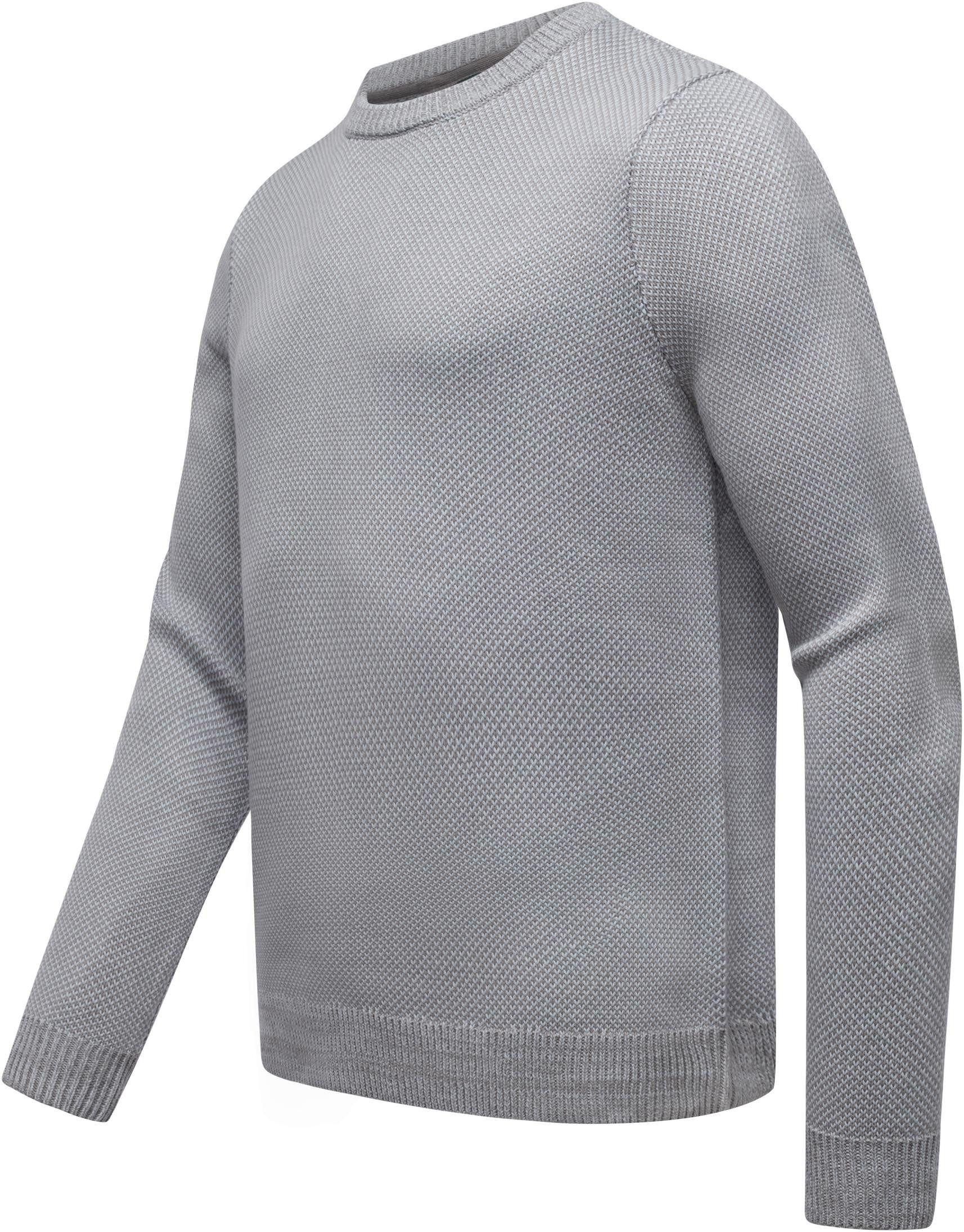 Ragwear Strickpullover Larrs stylischer Herren Sweatpullover mit Rippbündch günstig online kaufen