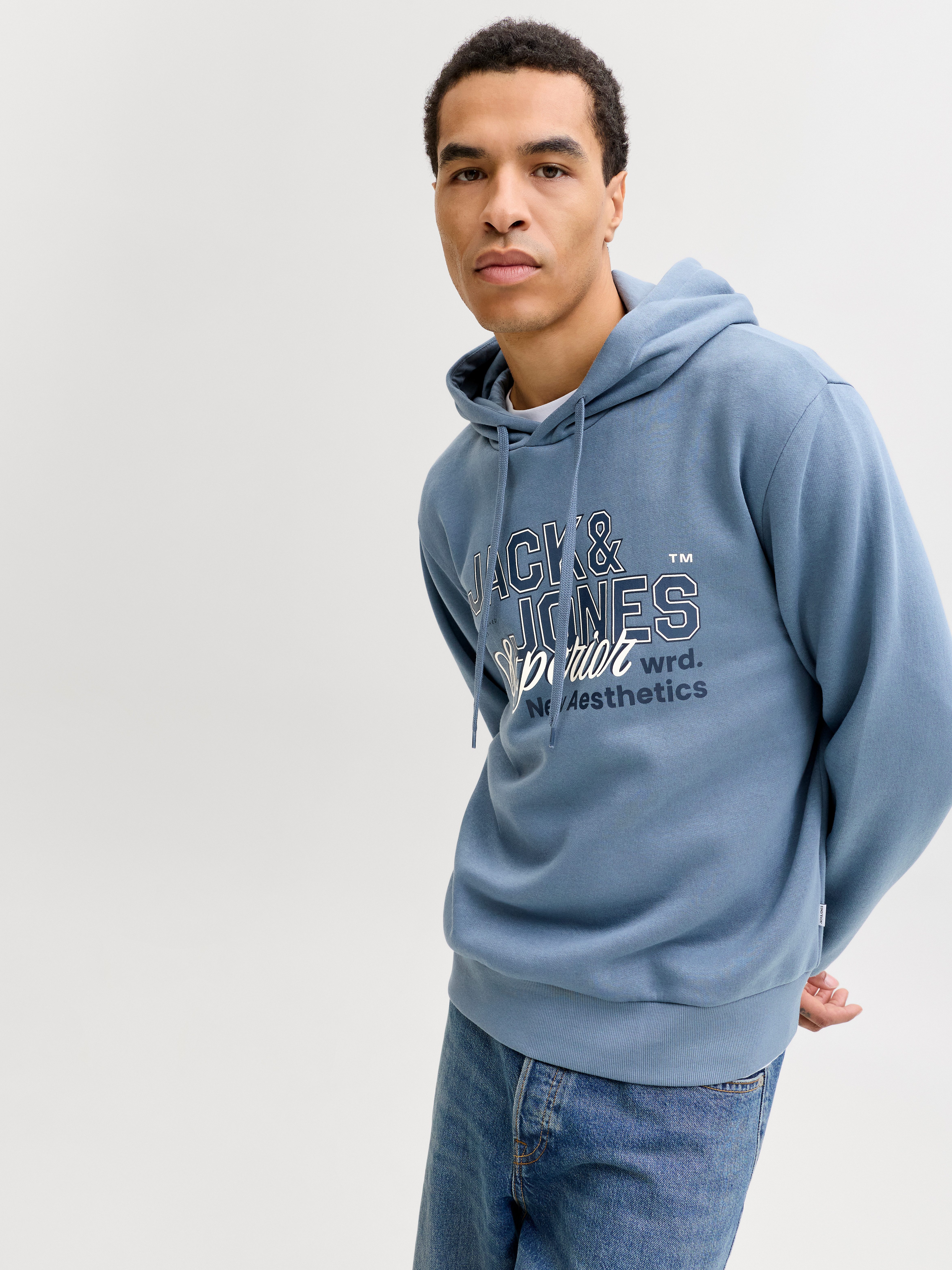 Jack & Jones Kapuzensweatshirt JJELOGO SWEAT HOOD 2 COL 25/26 NOOS mit styl günstig online kaufen
