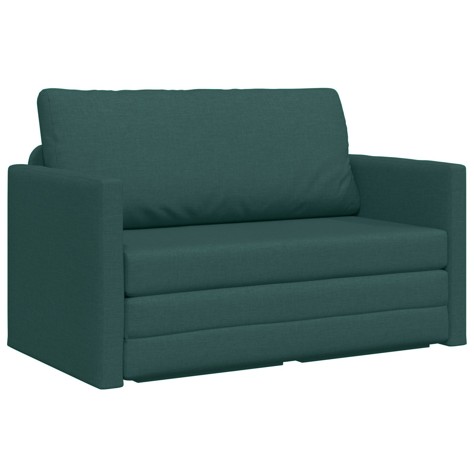 vidaXL Sofa Bodensofa Bett 2-in-1 Dunkelgrün günstig online kaufen