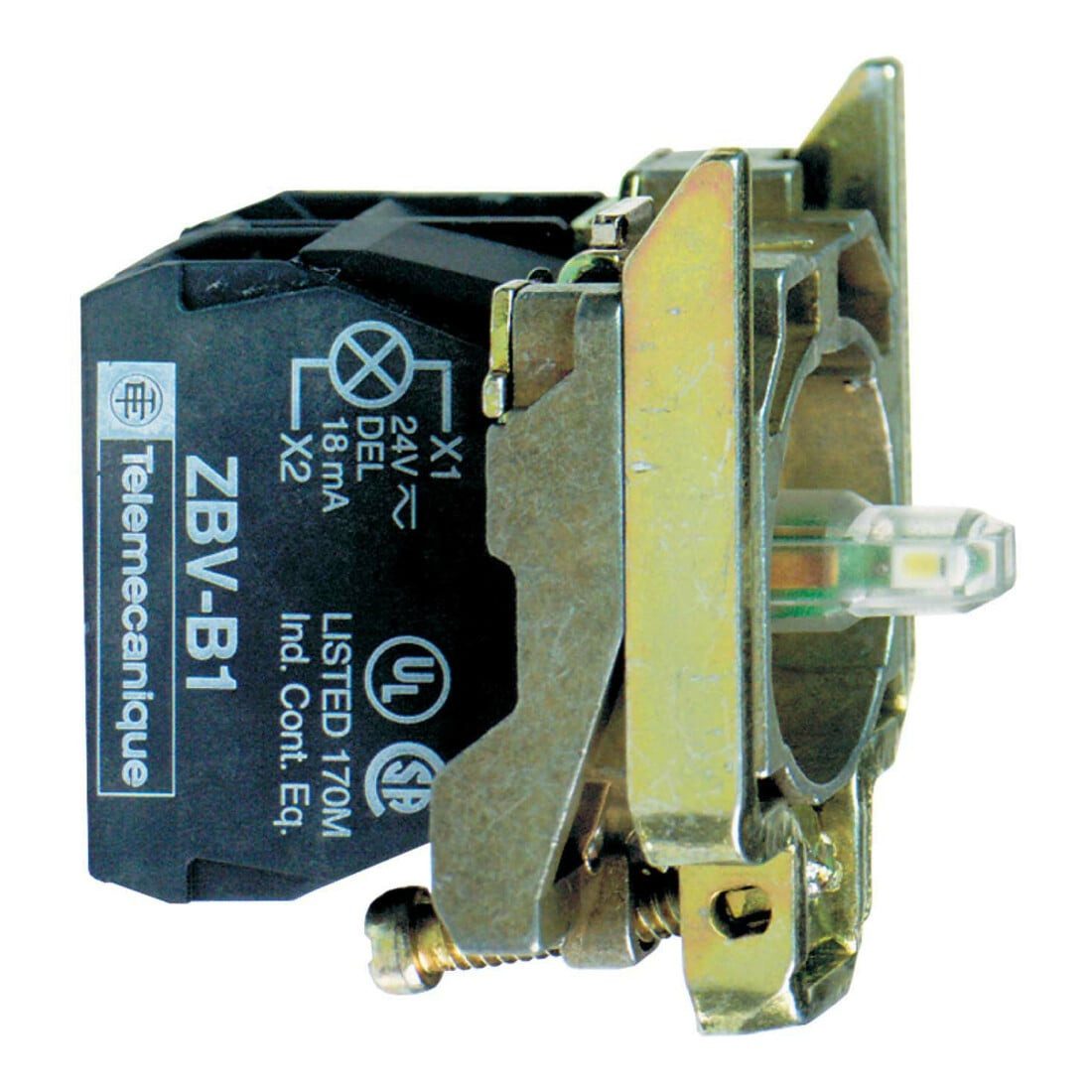Schneider Electric Kabelschere Schneider Electric Hilfsschalterblock 1S 1Ö m.LED-M,ws 24V ZB4BW0B15