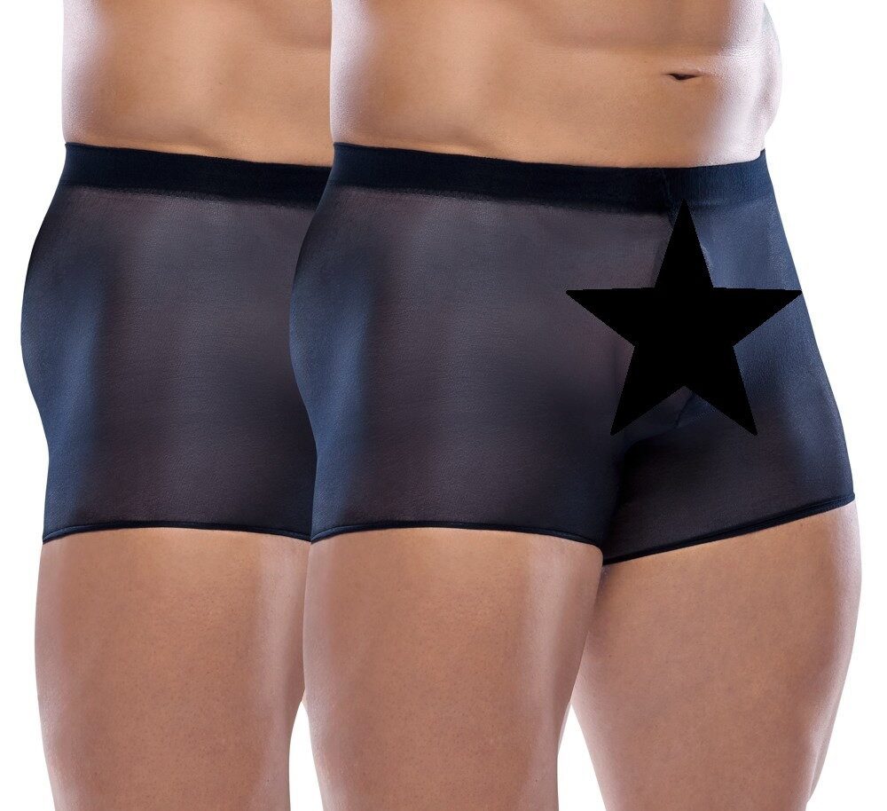 Boxershorts 2er Pack, transparent sexy verführerisch