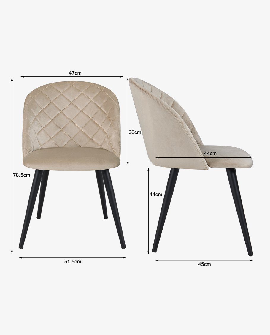 Duhome Esszimmerstuhl, 2er Set Esszimmerstuhl aus günstig online kaufen
