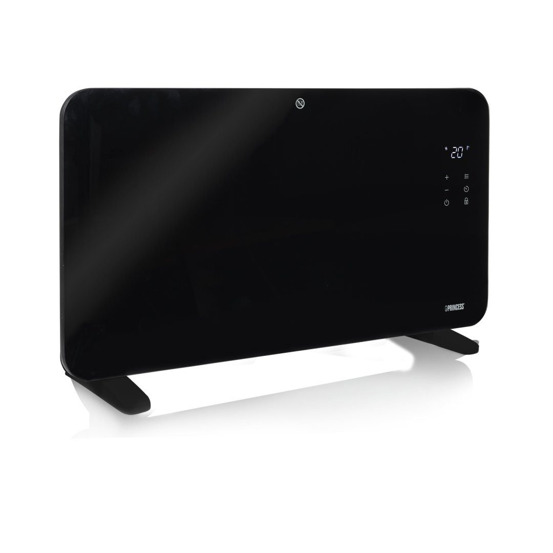 PRINCESS Paneelheizkörper Princess 348415 Smart Glas-Heizpaneel – 1500 W – WLAN – App-Steuerung, App-gesteuert - 1500 W