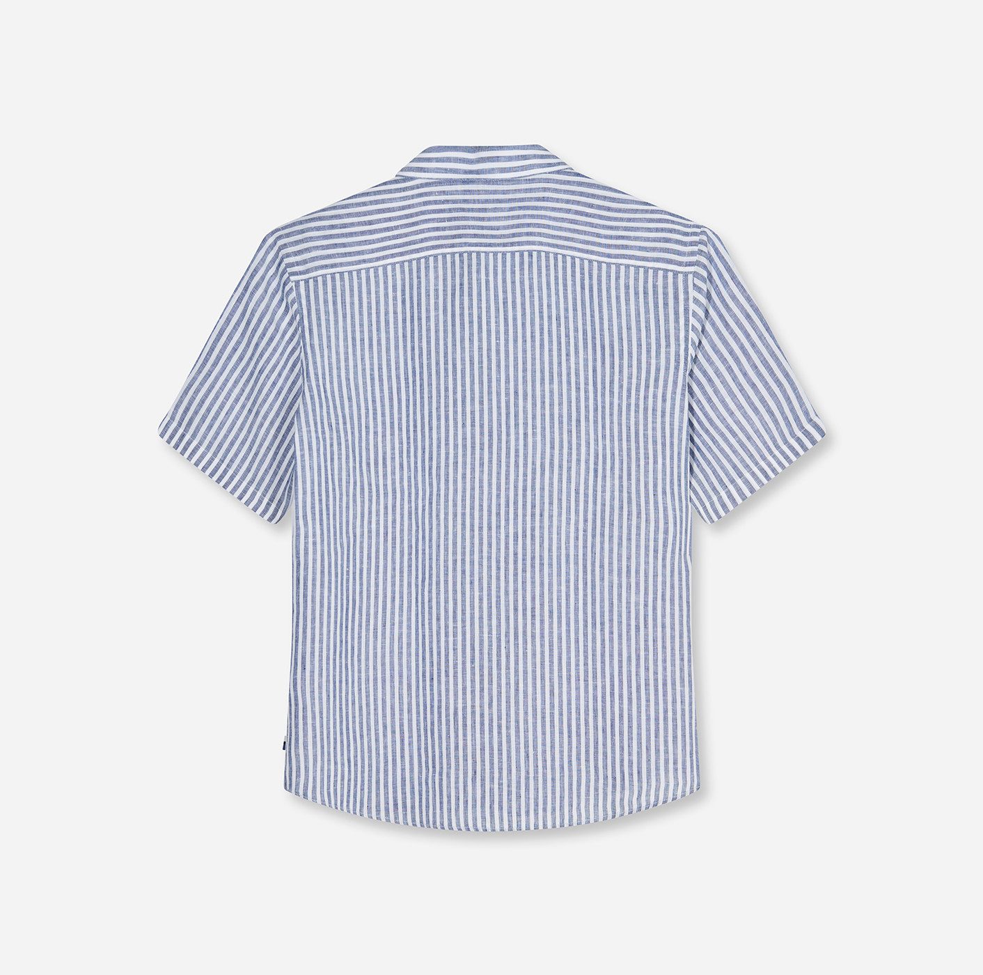 OLYMP Kurzarmhemd Casual Sommerhemd, Leinenhemd